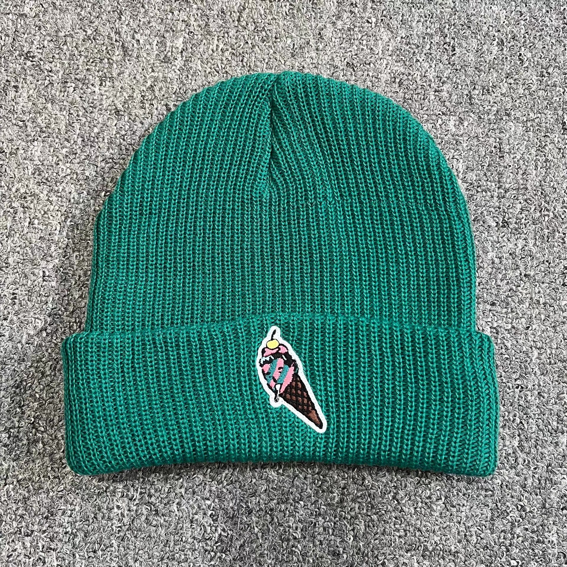 Billionaire Boys Club BBC ICECREAM Face Ice Cream Knitted Beanie Q7 Size ONE SIZE - 2 Thumbnail