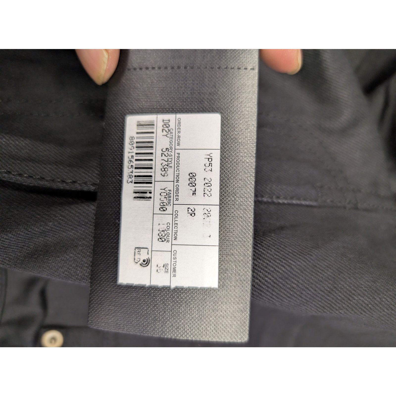 Saint Laurent Paris o1rshd1 Q:2 / Slim Fit Jean Denim in Black Size US 36 / EU 52 - 21 Thumbnail