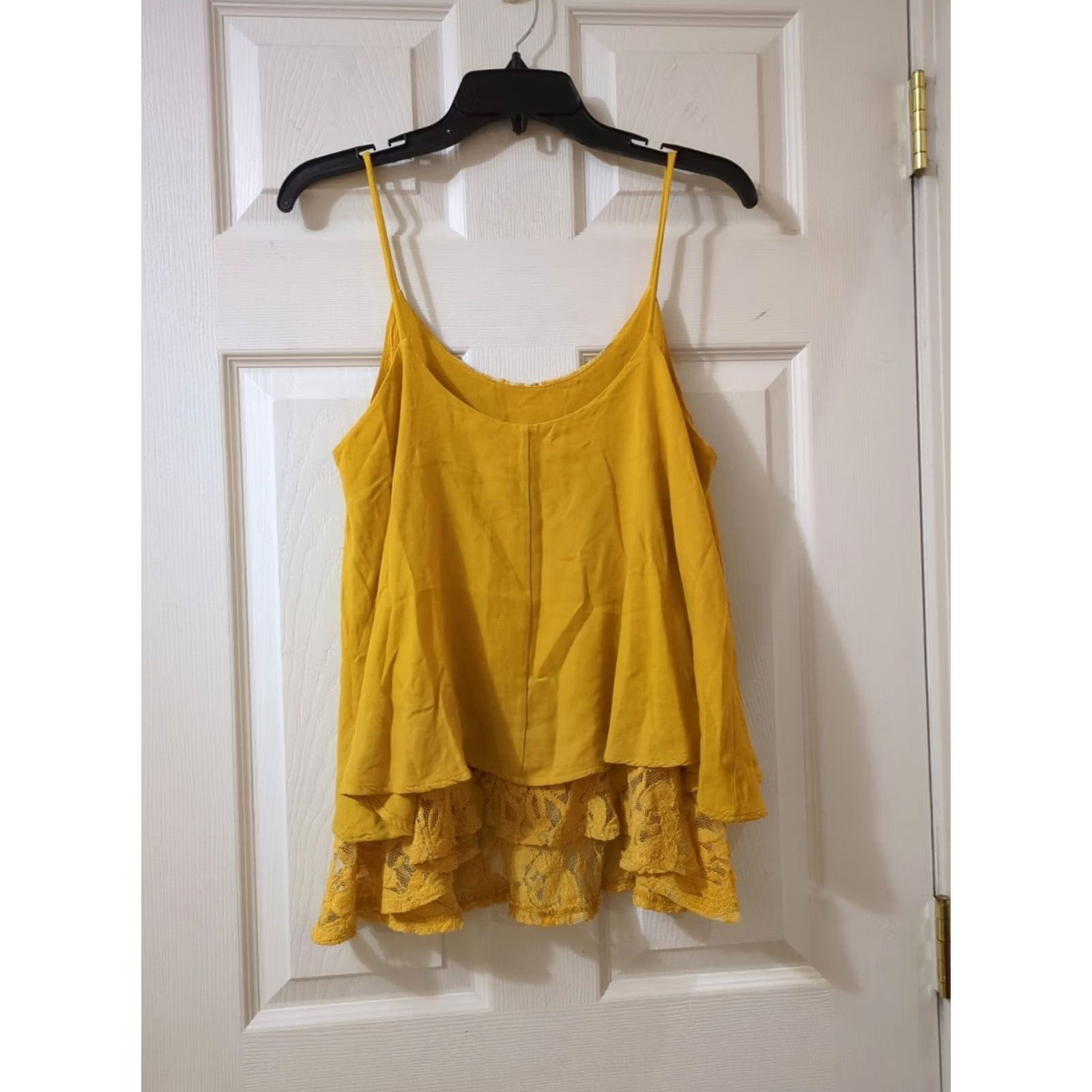 Vintage Alya Women Sleeveless Top Yellow S NWT Halter Tank Style Shirt Size S / US 4 / IT 40 - 5 Thumbnail