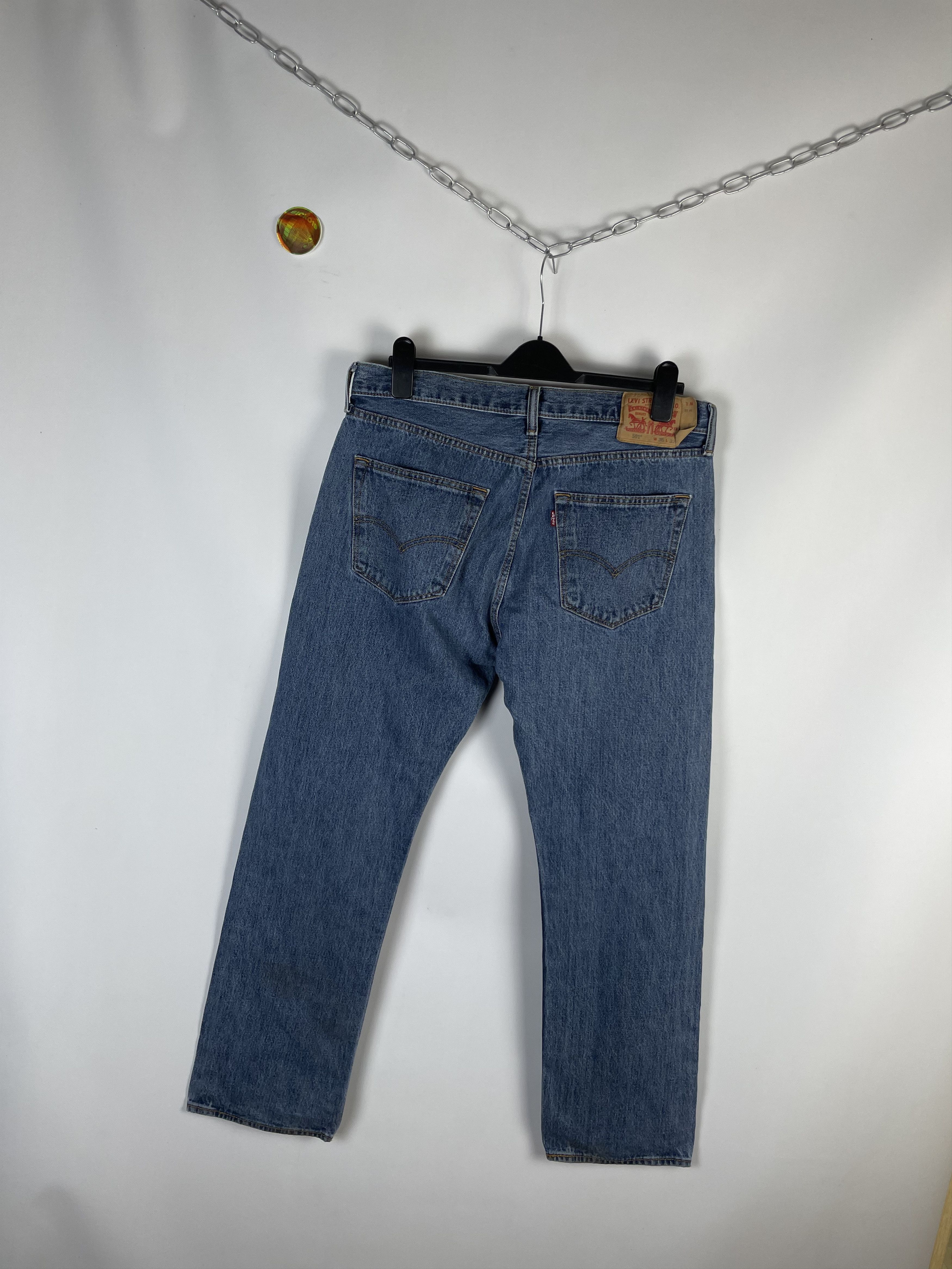 Levi's Vintage 501 90s Levi's Pants Denim Jeans Size US 36 / EU 52 - 2 Thumbnail
