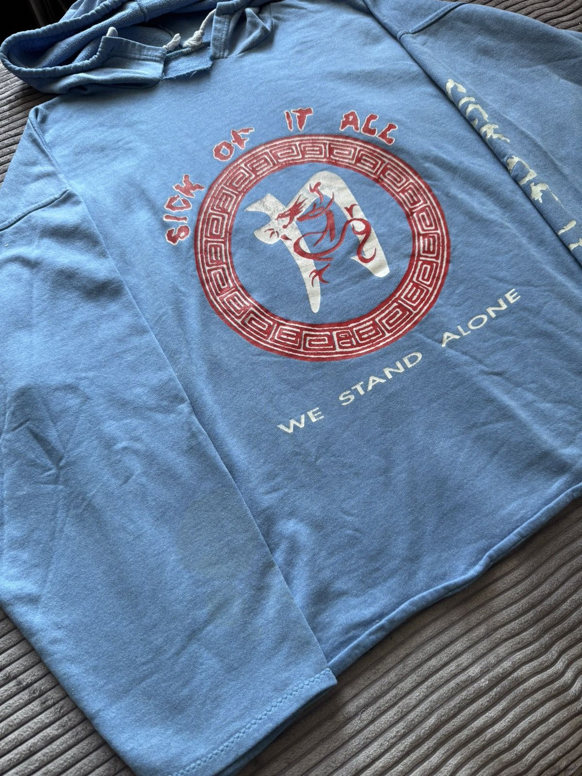 Band Tees Vintage 90s Sick of it All Hoodie stand alone Hardcore band Size US L / EU 52-54 / 3 - 8 Thumbnail