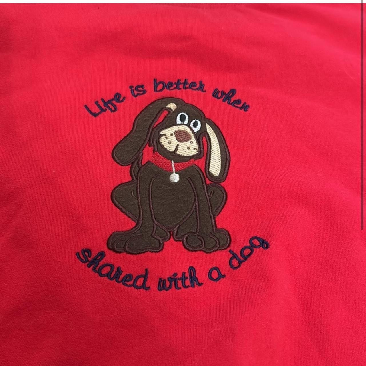 Vintage Y2K Dog Crewneck Size M / US 6-8 / IT 42-44 - 2 Thumbnail