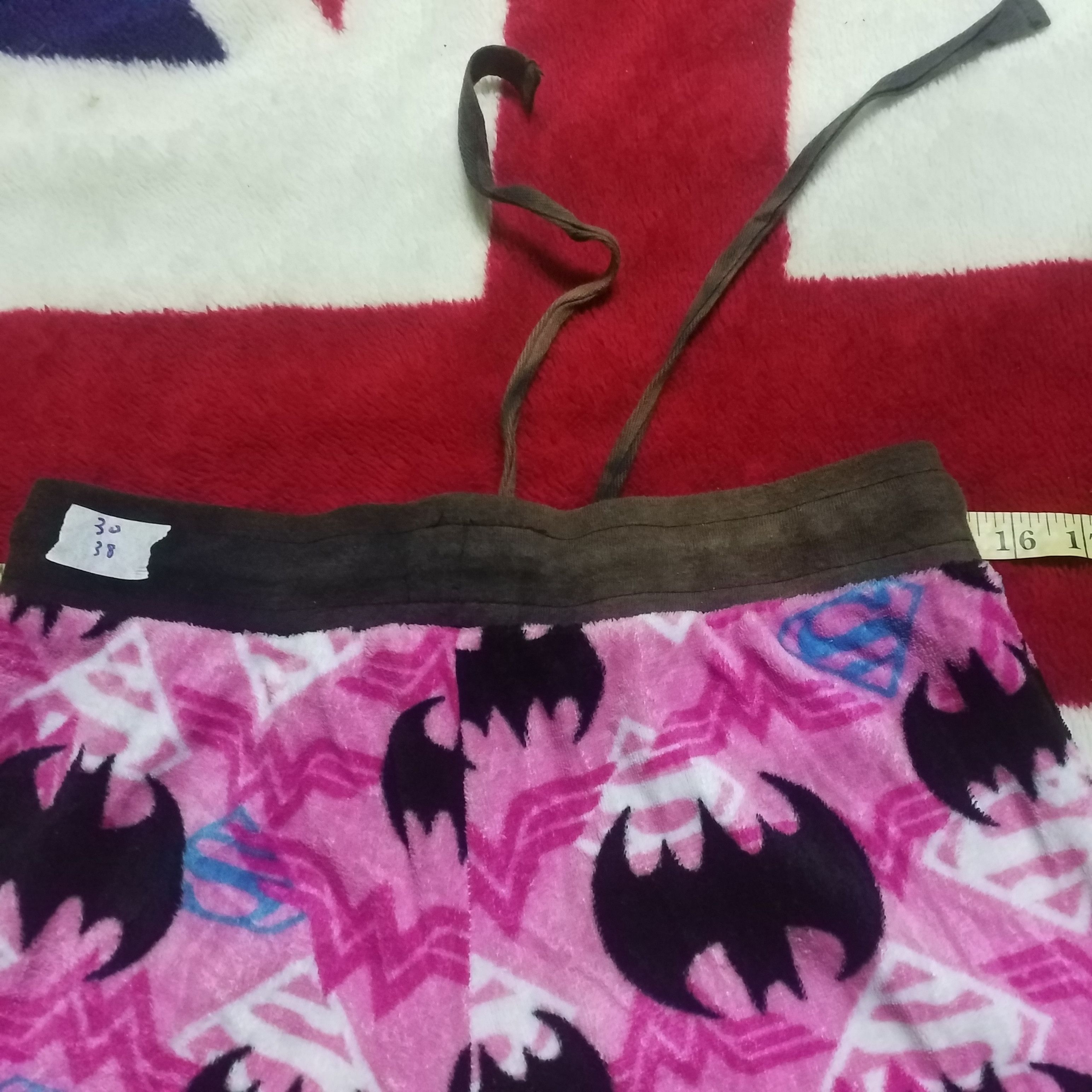 DC Comics HERO LOGO FULL PRINT SLEEPWEAR Size 34" / US 12 / IT 48 - 6 Thumbnail