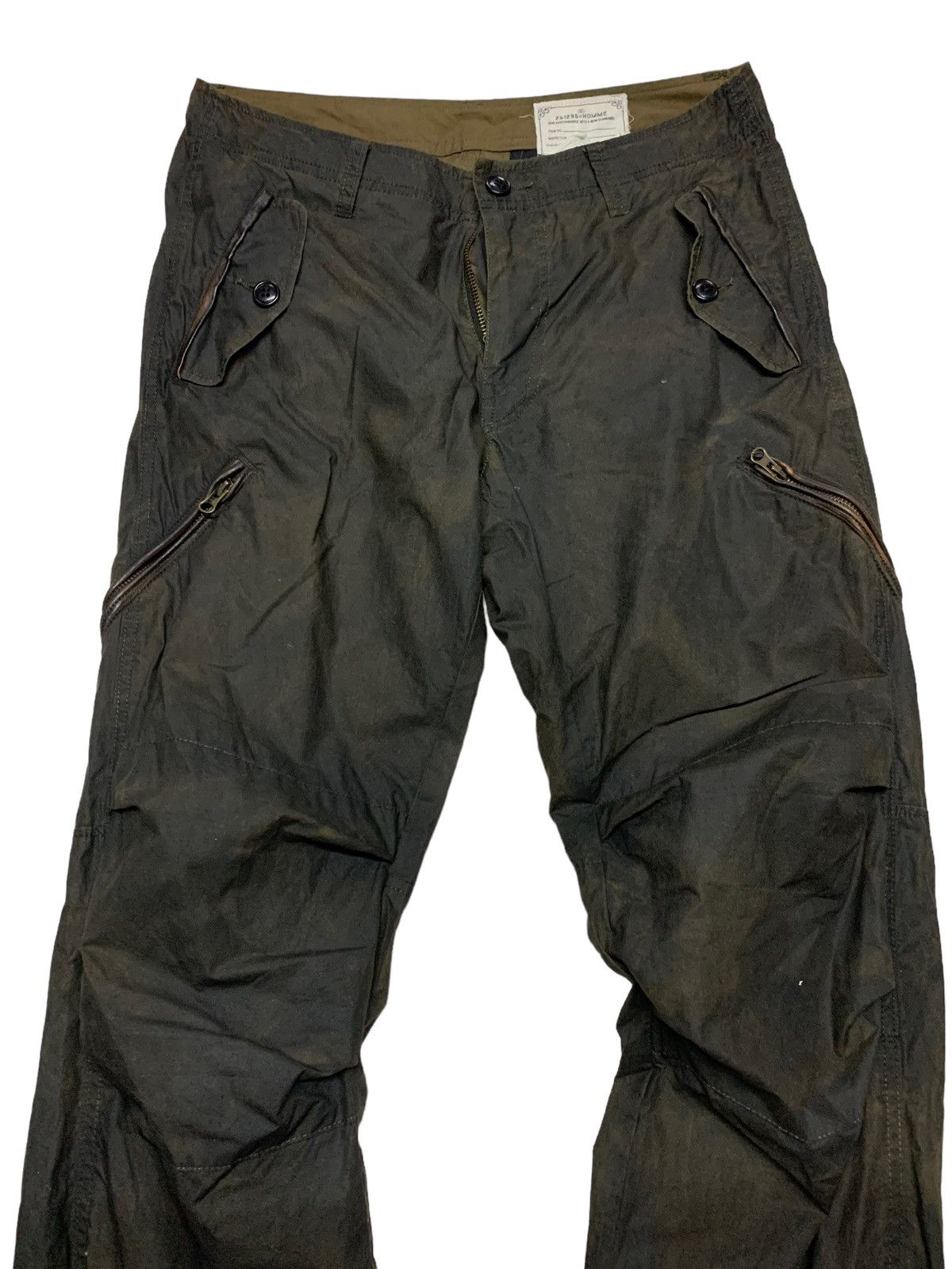 Designer 291285= HOMME multi pocket cargo pants Size US 33 - 3 Thumbnail