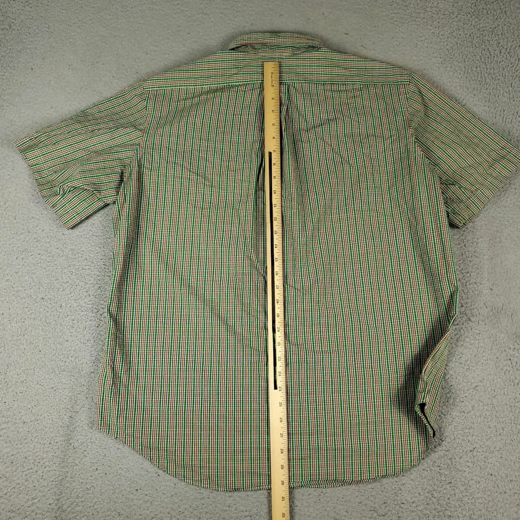 Ralph Lauren Ralph Lauren Shirt Mens XL Green Plaid Classic Fit Pony Button Up Short Sleeve Size US XL / EU 56 / 4 - 4 Thumbnail
