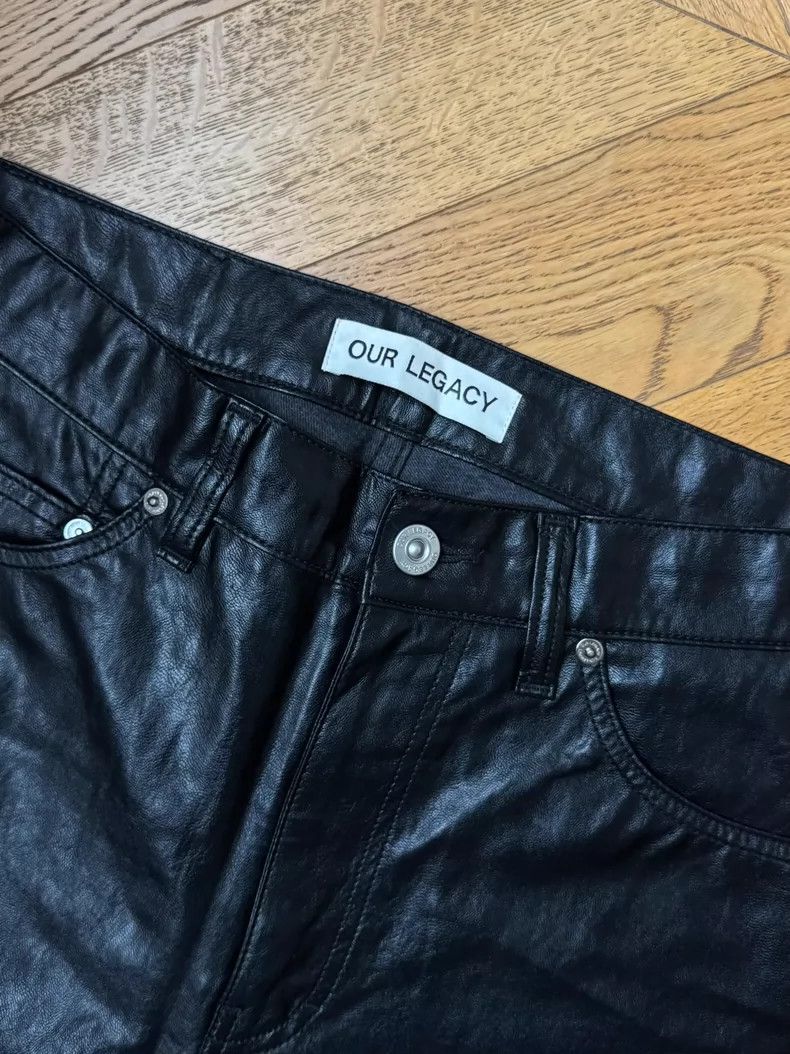 Our Legacy our legacy Imitation Leather Pants 2505-Nextarrow Size US 31 - 3 Thumbnail