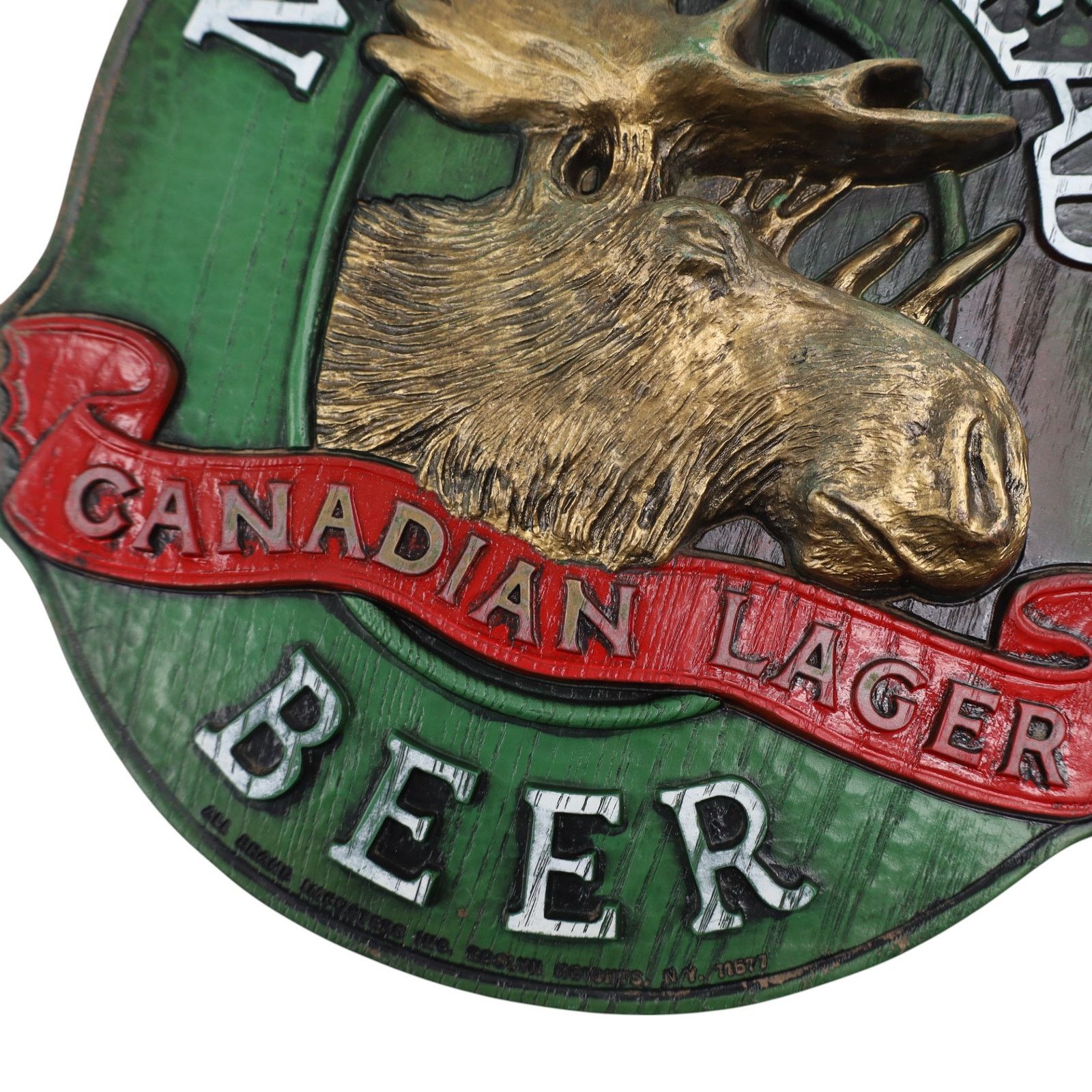 Vintage Vintage Moosehead Beer Plastic 3D Sign Size ONE SIZE - 4 Thumbnail