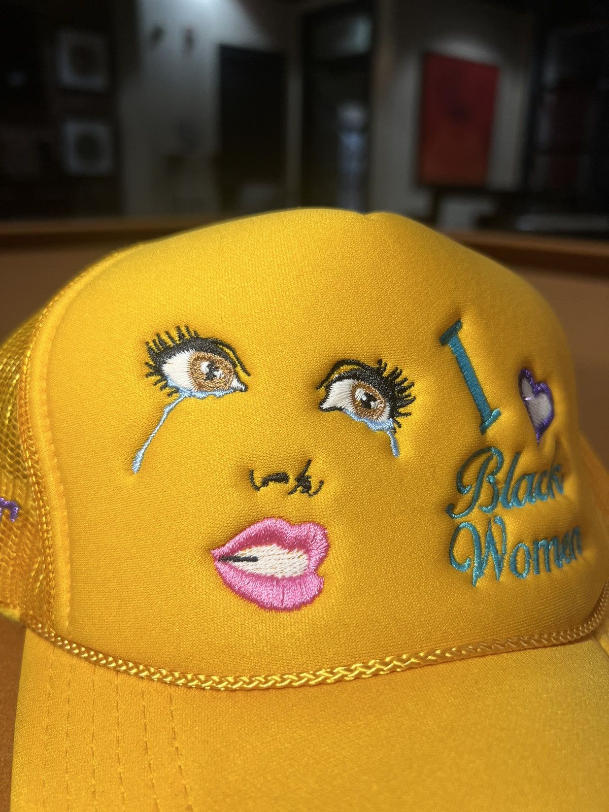 Vintage C.L.T “I <3 black women” trucker hat Size ONE SIZE - 3 Thumbnail
