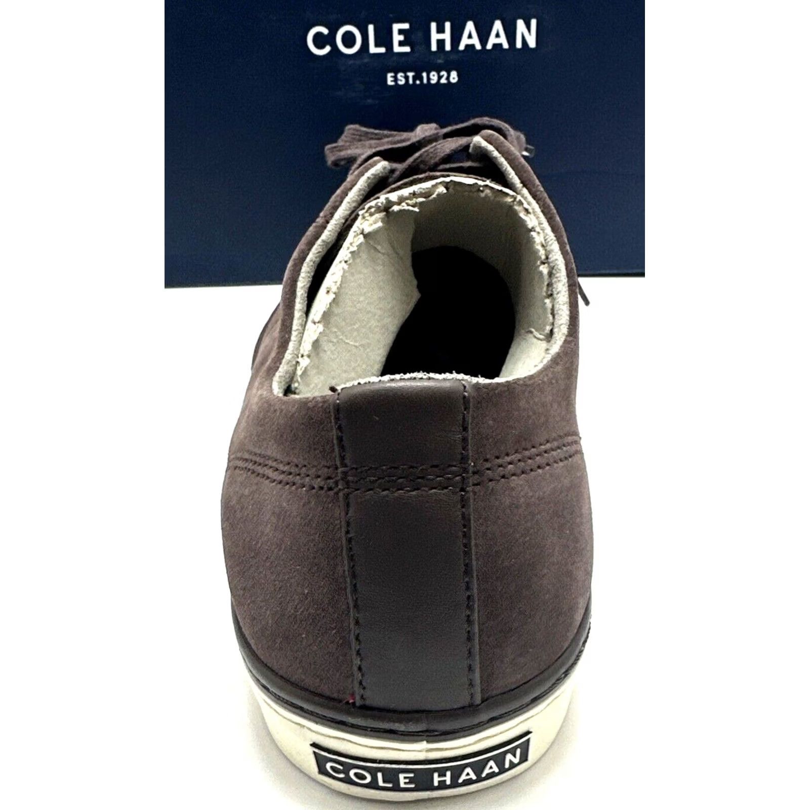 Cole Haan Cole Haan Falmouth Sport Oxford Mens Size 13 M Sneaker Java Suede Black Leather Comfort Sneakers Size US 13 / EU 46 - 4 Thumbnail