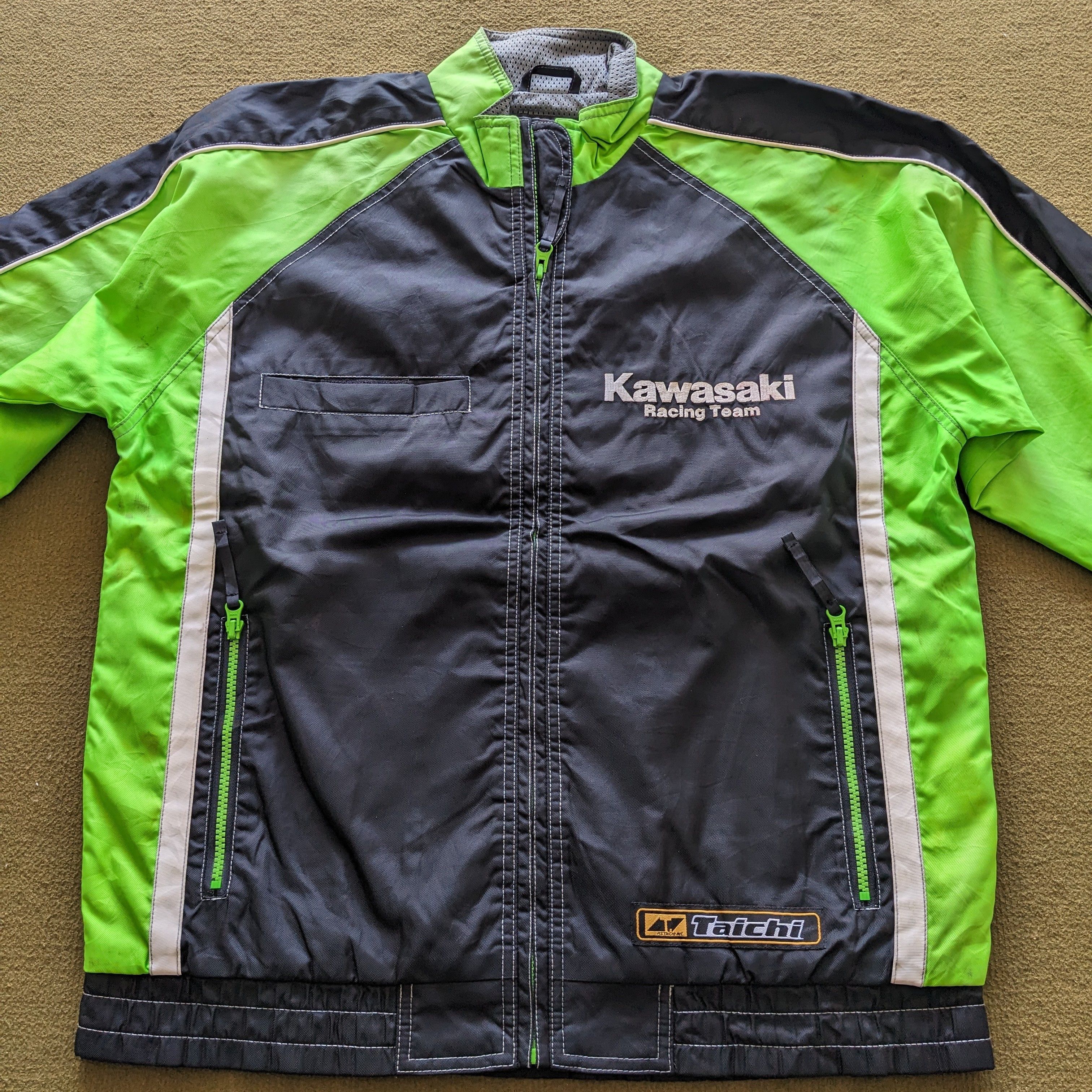 Vintage Vintage KAWASAKI Racing Team Jacket Size US L / EU 52-54 / 3 - 2 Thumbnail
