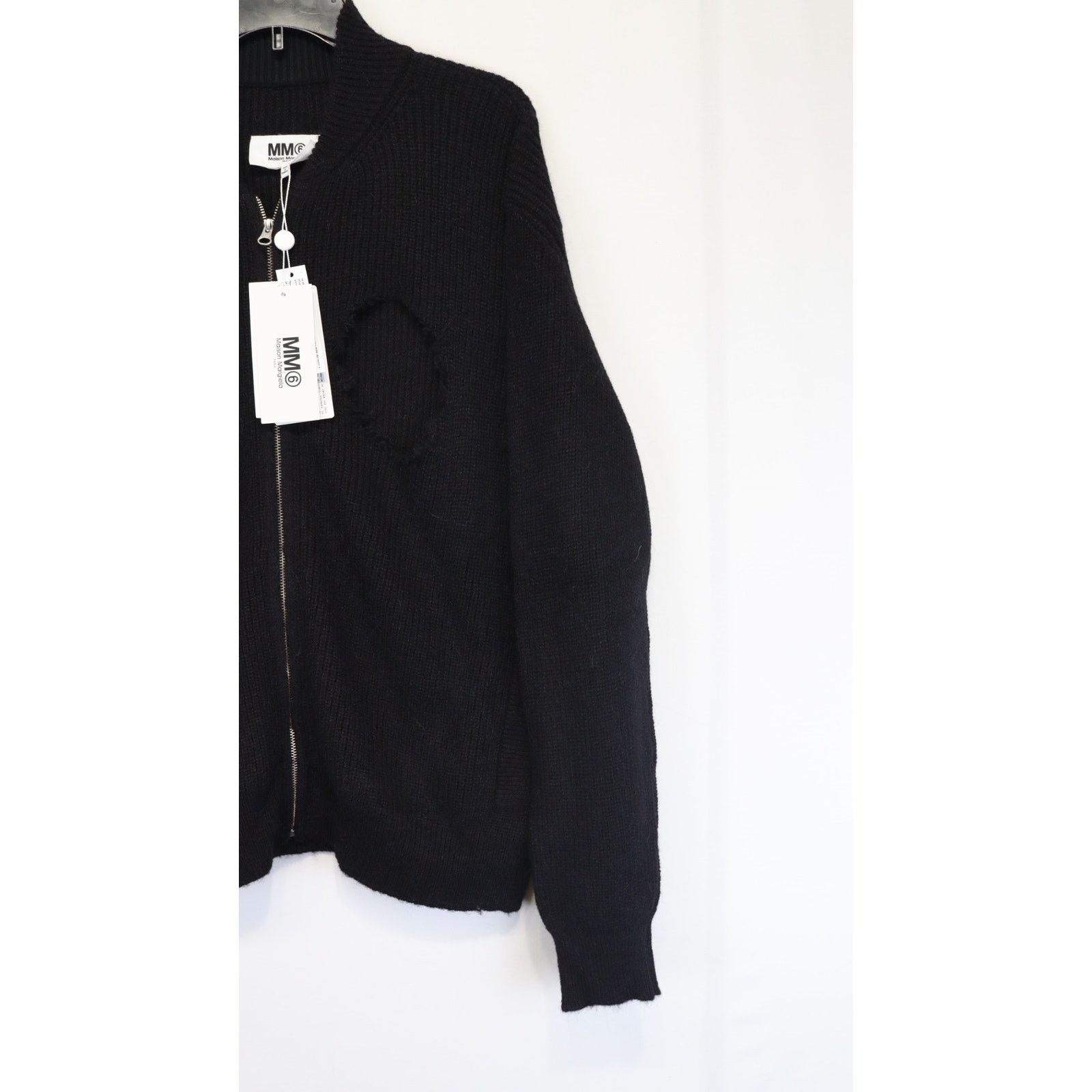 Maison Margiela o1rshd1 Cardigan Destroyed in Black Size US L / EU 52-54 / 3 - 3 Thumbnail