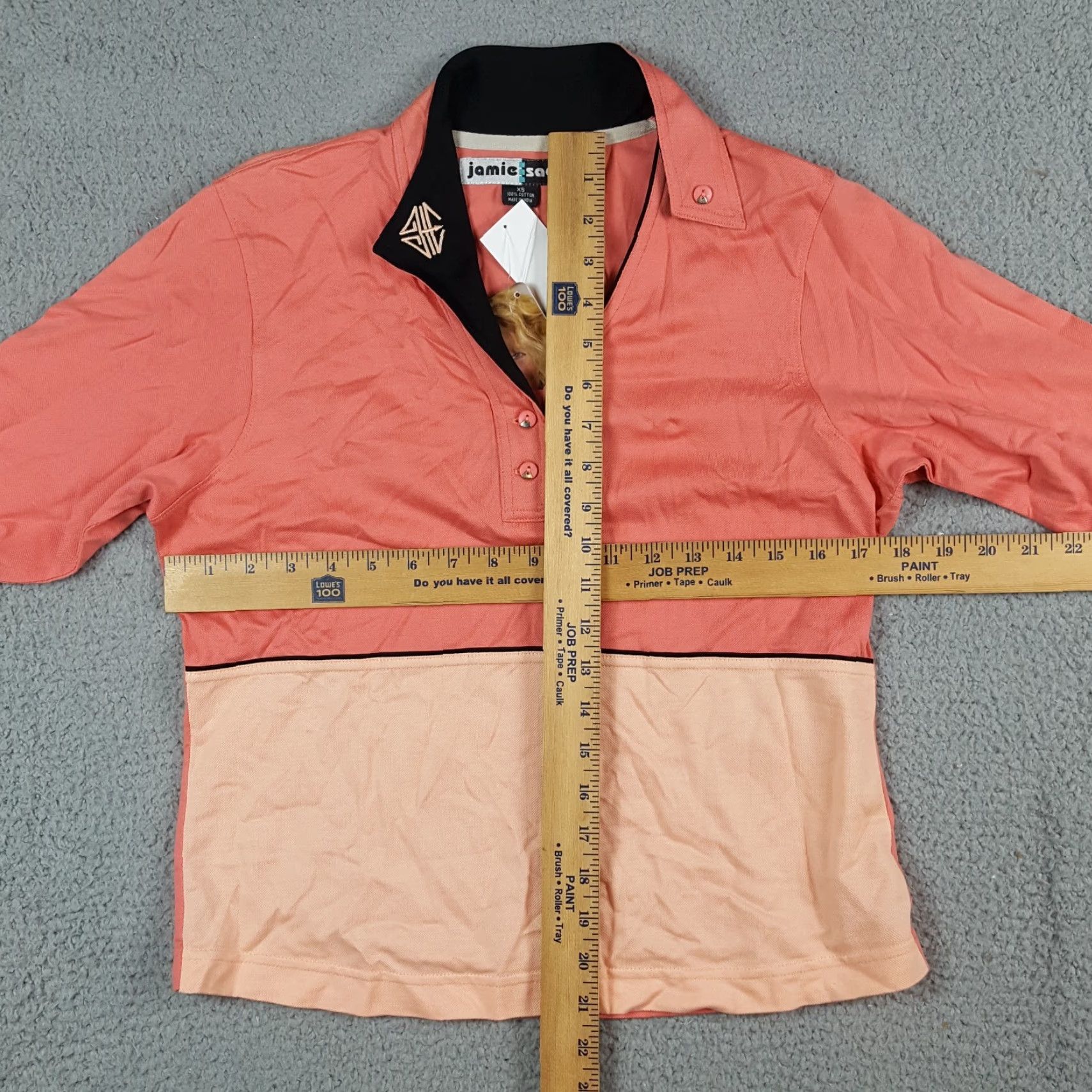 Vintage VINTAGE Jamie Sadock Polo Shirt Womens XS Pink Button Collar Golf Polo Shirt Size XS / US 0-2 / IT 36-38 - 8 Thumbnail