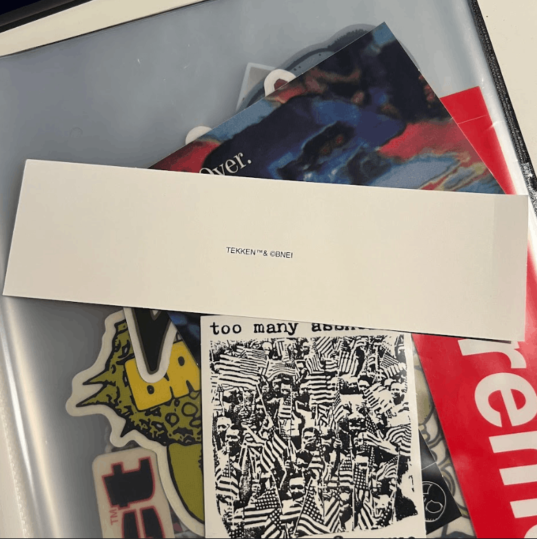 Supreme × Yohji Yamamoto Supreme x Yohji Yamamoto Tekken Box Logo Sticker Size ONE SIZE - 3 Thumbnail