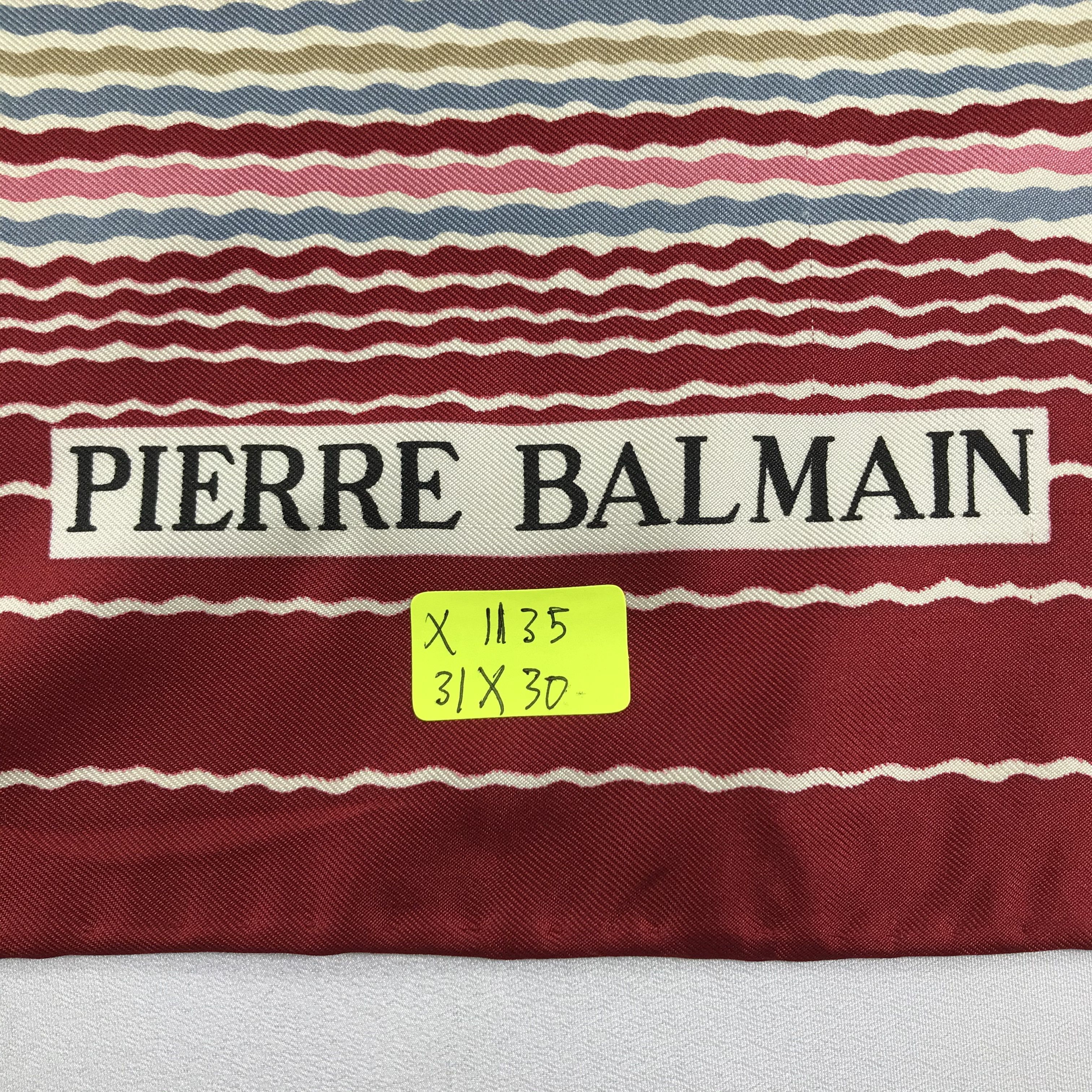 Pierre Balmain Vintage Pierre Balmain Silk Scarf Size ONE SIZE - 5 Thumbnail