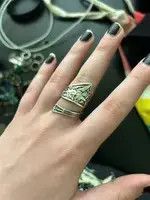 Japanese Brand Adjustable Angel Music Carved Spoon Ring Size ONE SIZE - 4 Thumbnail