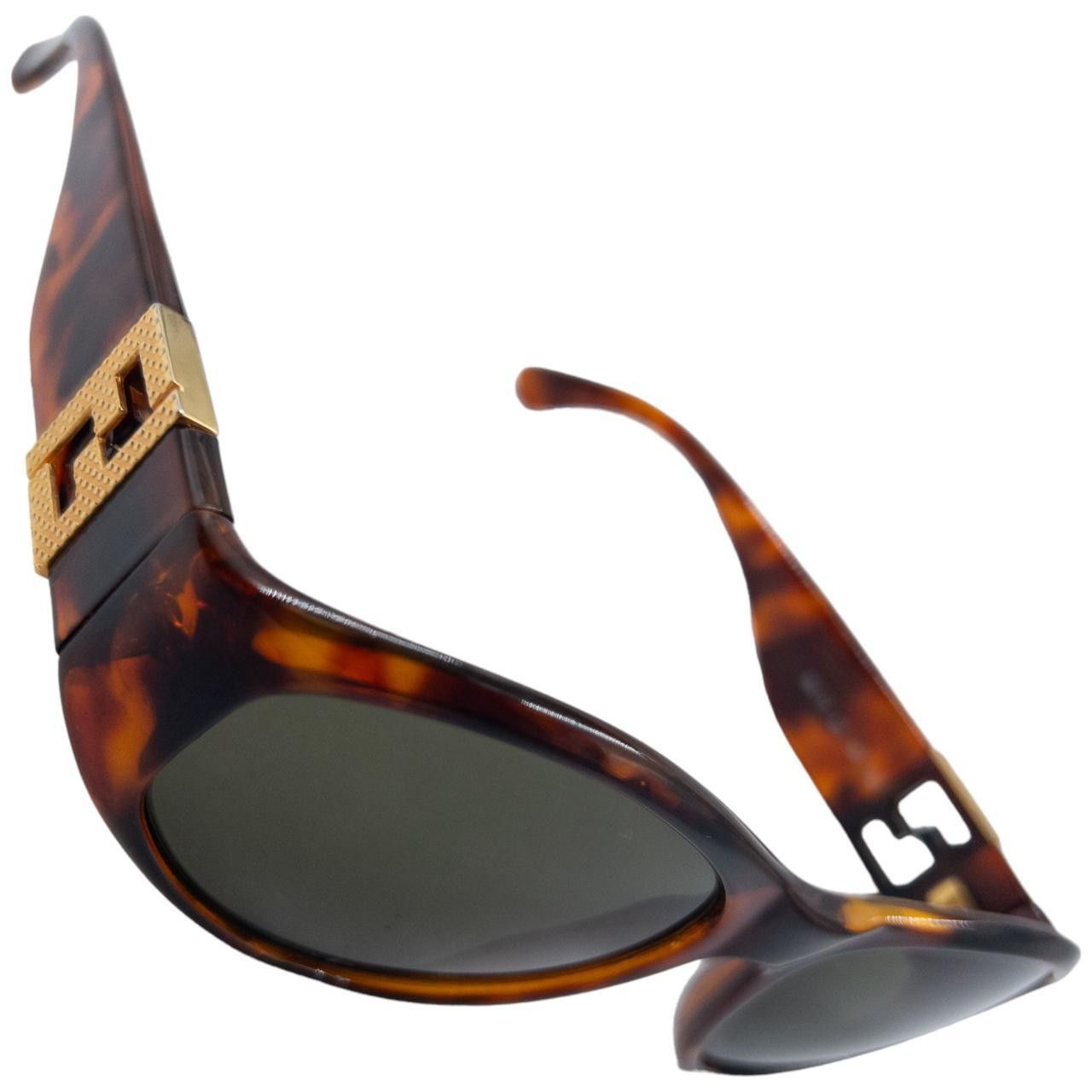 Fendi Vintage Fendi Tortoise Shell Sunglasses Size ONE SIZE - 3 Thumbnail