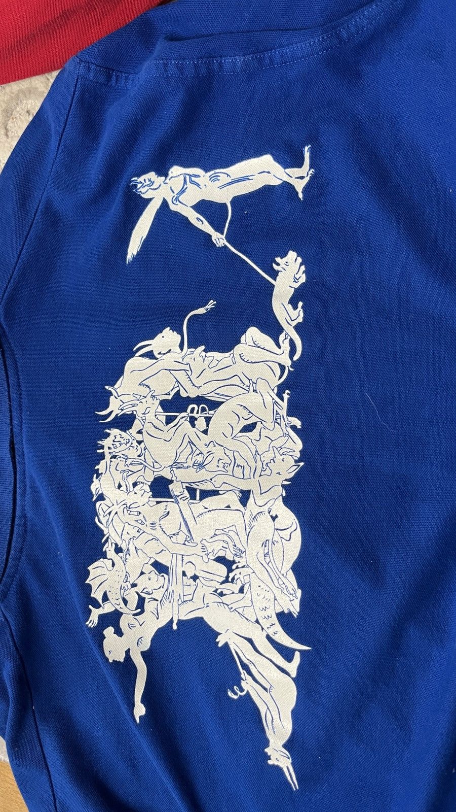 Drain Gang × Yung Lean Stranger Polo Blue Yung Lean L Size US L / EU 52-54 / 3 - 2 Thumbnail
