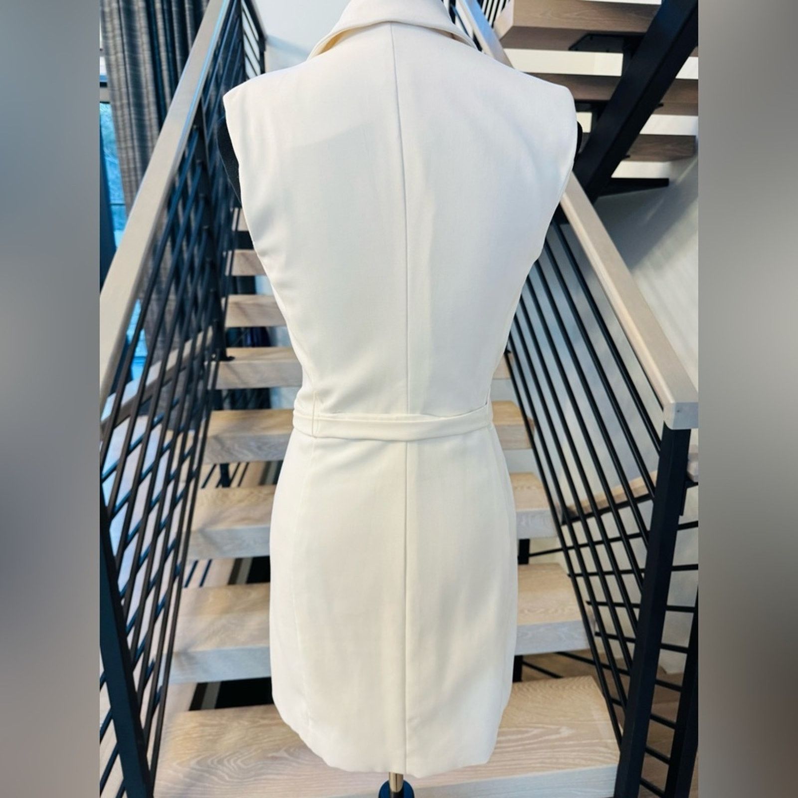 Guess New Guess Chic Cream Double-Breasted Women's Dress size XS Size S / US 4 / IT 40 - 4 Thumbnail