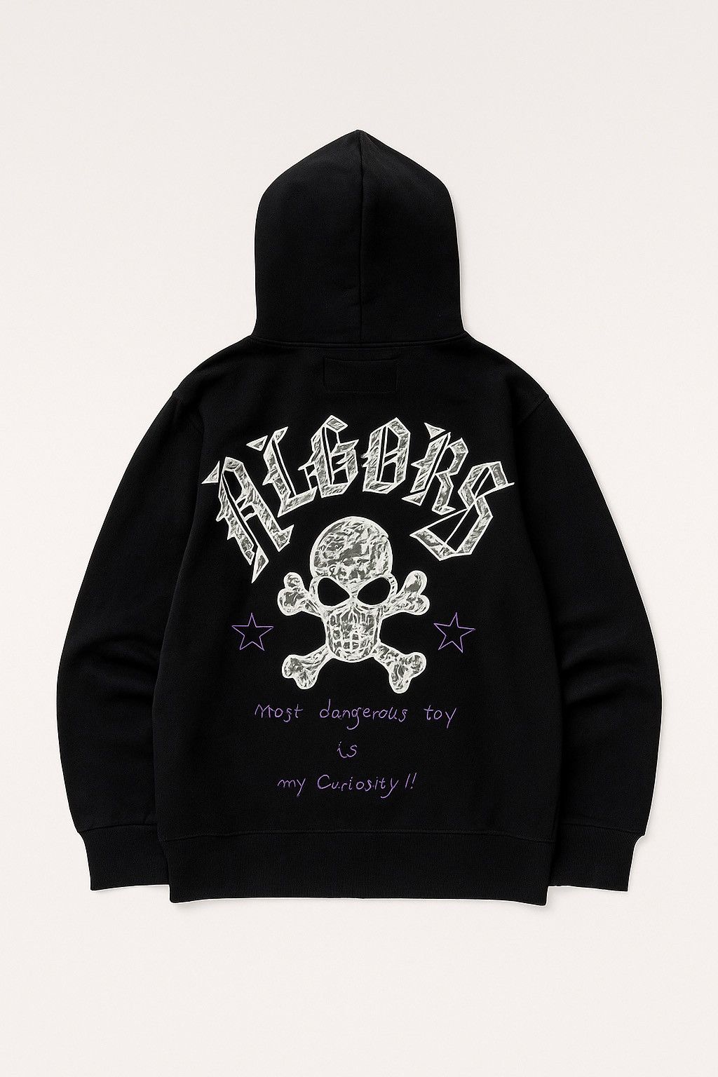 If Six Was Nine 2000s - Algonquins Y2K Skull Punk Gotic Embroidery Hoodie☠️ Size US M / EU 48-50 / 2 - 1 Thumbnail