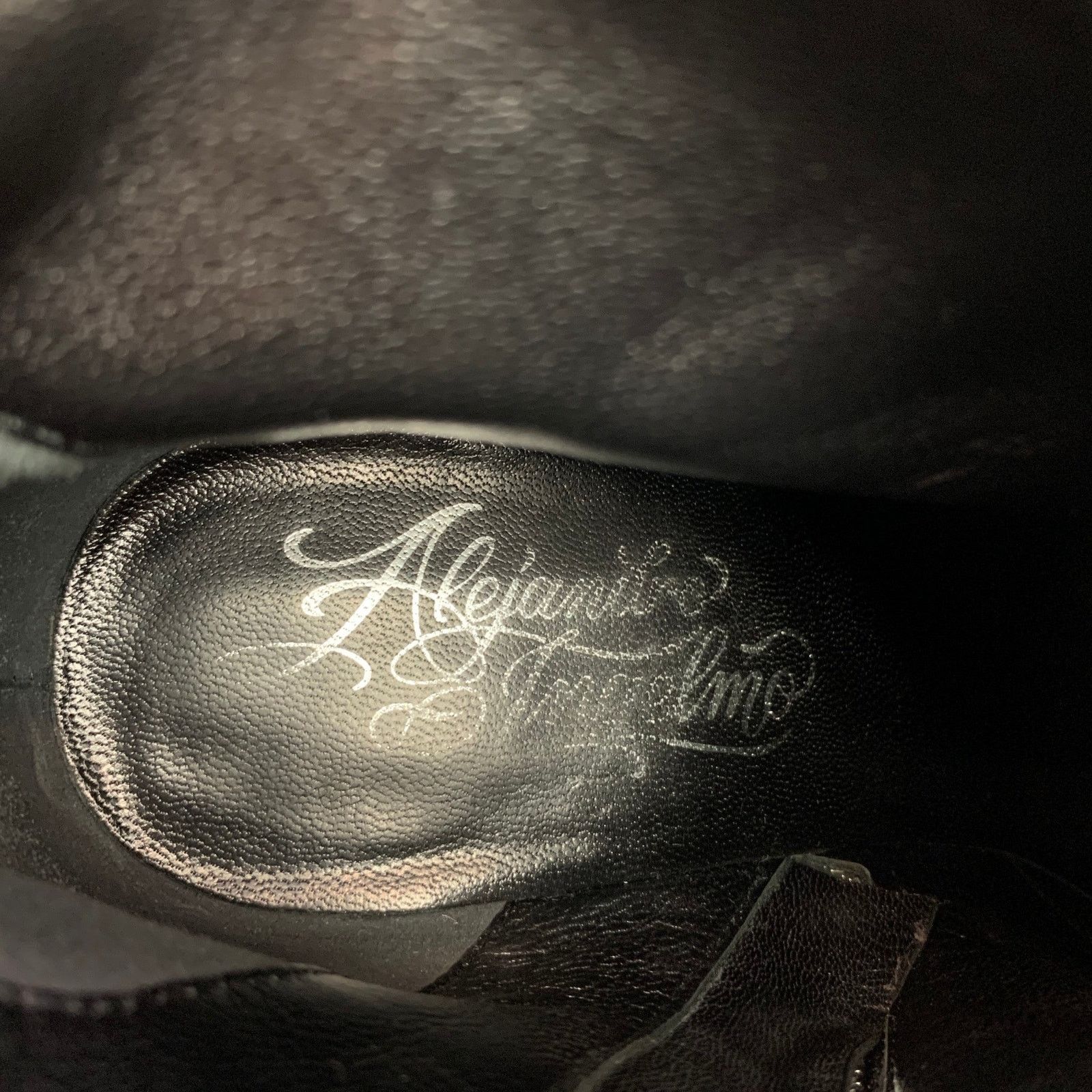 Alejandro Ingelmo ALEJANDRO INGELMO Size 5.5 Black Suede Platform Ankle Boots Size US 5.5 / IT 35.5 - 6 Thumbnail