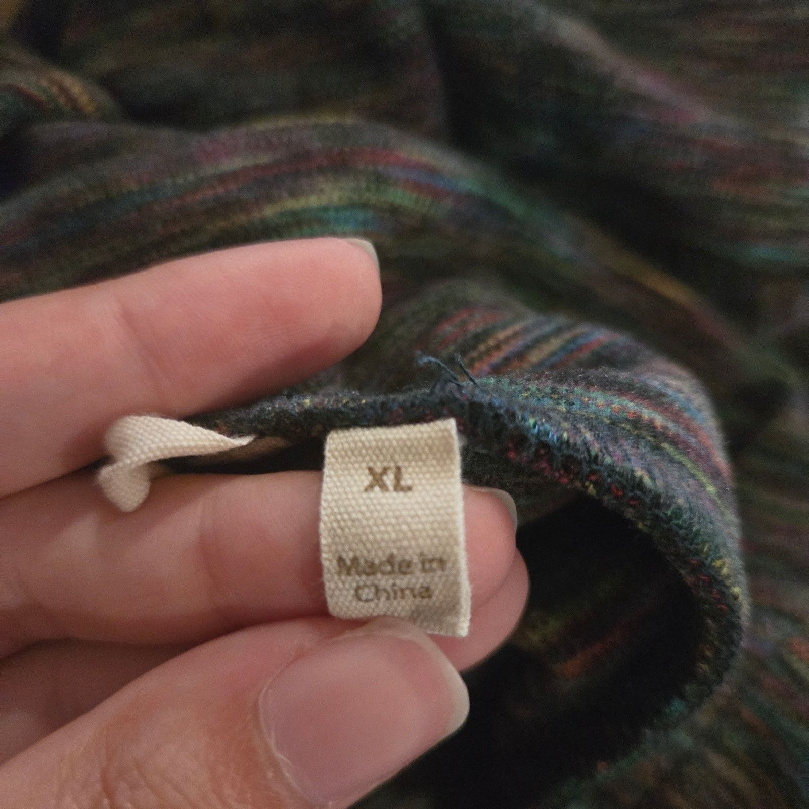 Other Soft Surroundings space dyed tunic cowl neck sz XL Size XL / US 12-14 / IT 48-50 - 6 Thumbnail