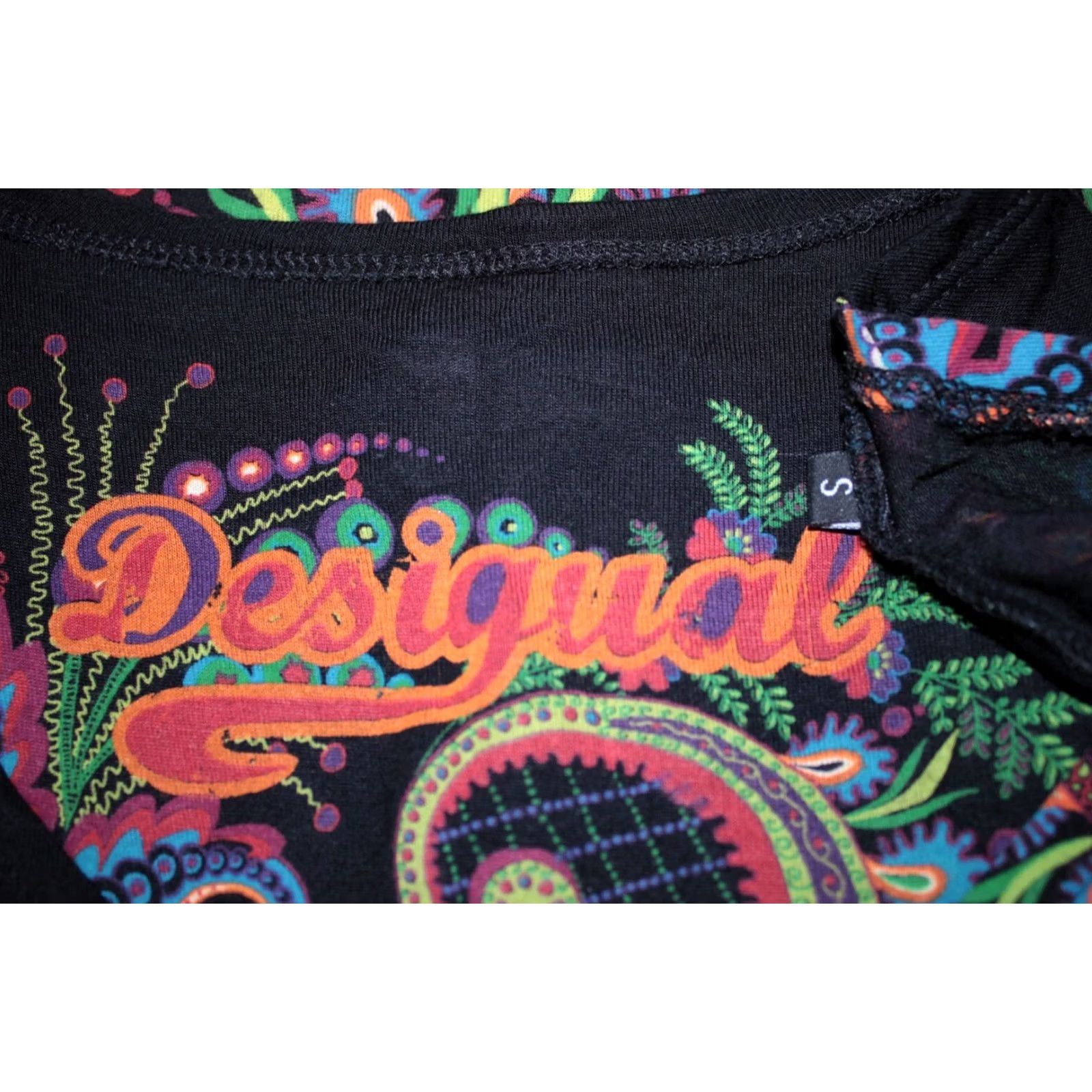 Desigual Desigual Dress S Womens A-Line Dress Knee Length Black Size S / US 4 / IT 40 - 4 Thumbnail