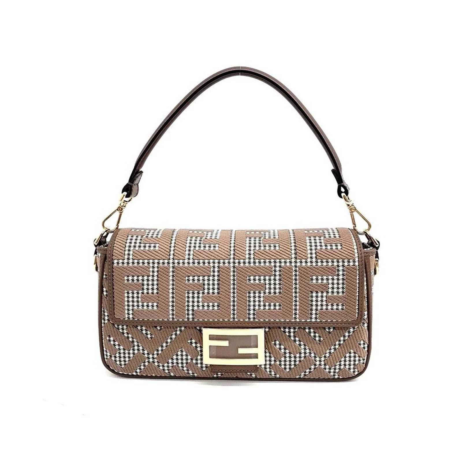 Fendi Baguette Bag (8Br600) (1502557) in Brown, Women's