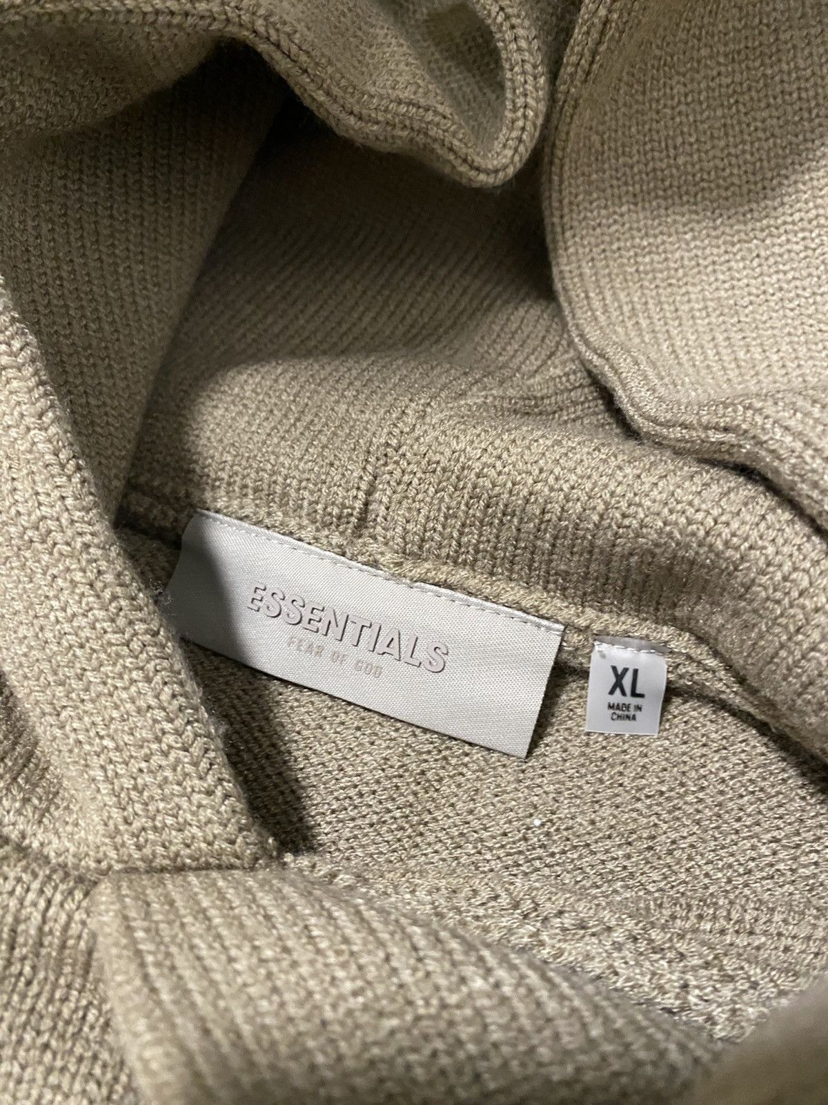 Essentials Fear of God Essentials Knit Oversized Hoodie Size: XL Size US XL / EU 56 / 4 - 3 Thumbnail