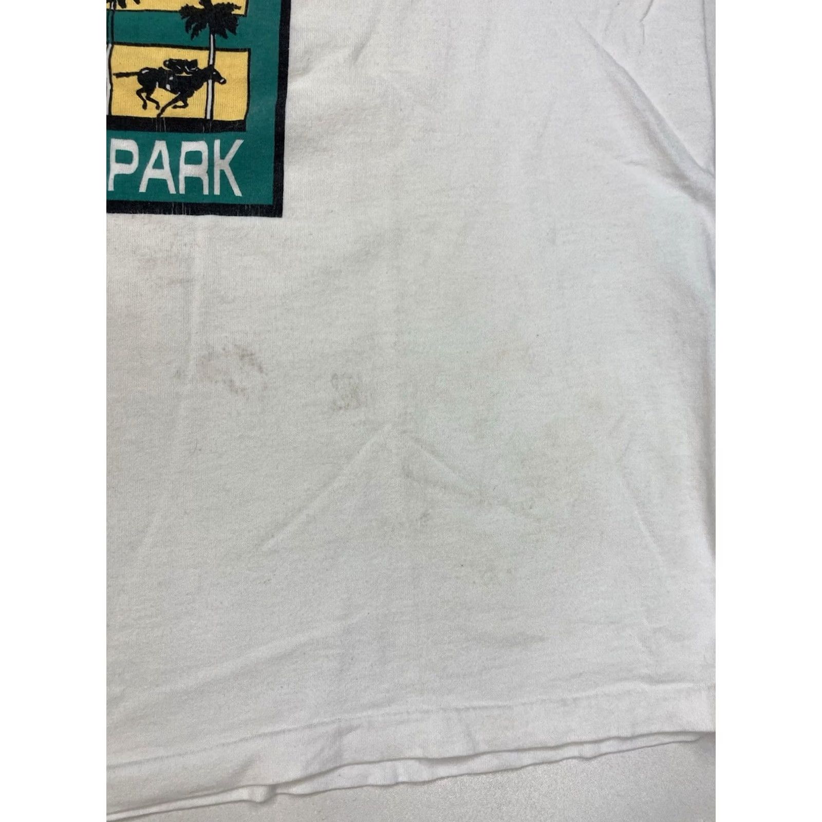 Vintage VINTAGE Breeders Cup Gulfstream Park 1992 Graphic T-shirt Men XL White USA 90s Size US XL / EU 56 / 4 - 4 Thumbnail