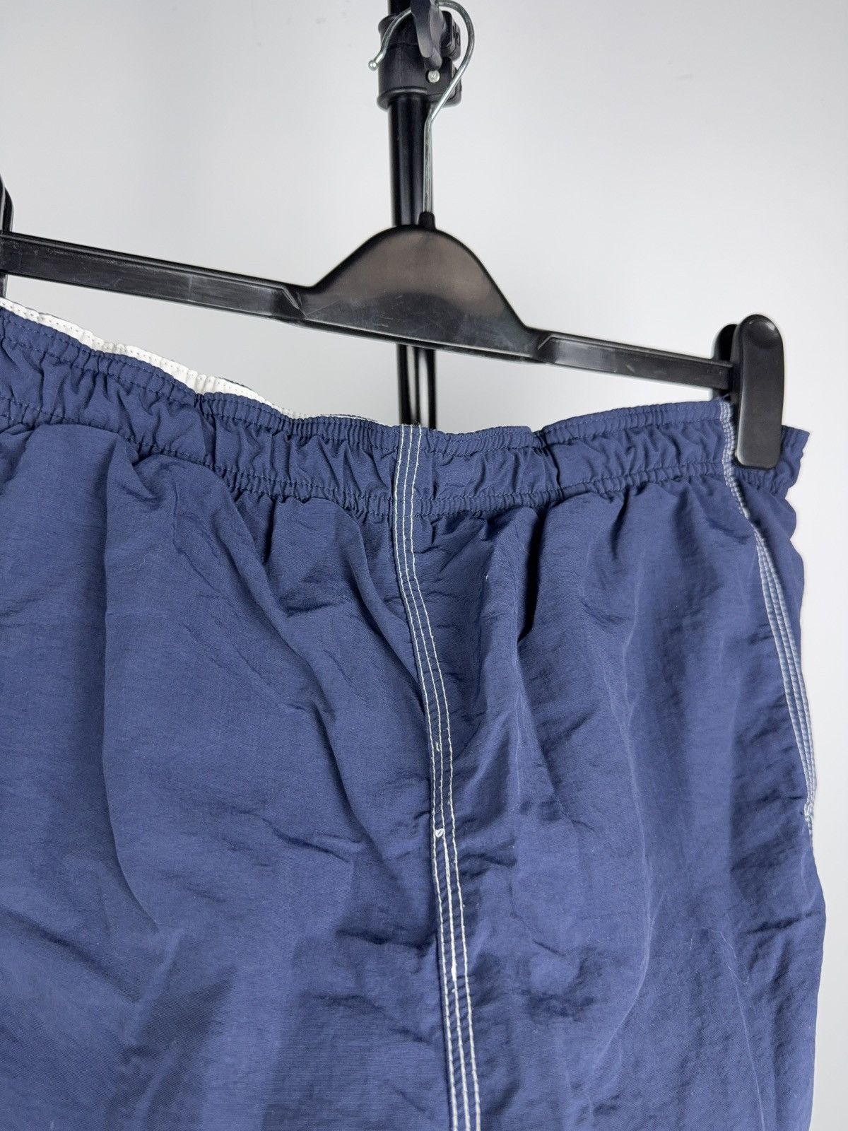 Nike 00s Nike Vintage Navy Swim Shorts Swoosh Y2K Nylon Men’s M Size US 32 / EU 48 - 8 Thumbnail