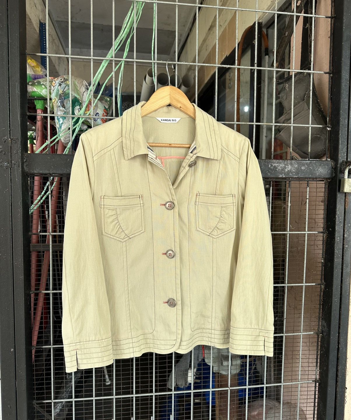 Kansai Yamamoto 👹Vintage Kansai Bis Chore Jacket (Woman) Size US S / EU 44-46 / 1 - 4 Thumbnail