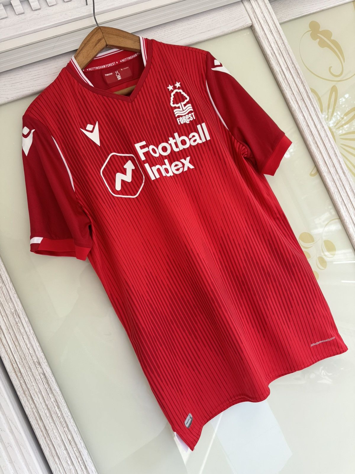 Macron Nottingham Forest 2019-2020 Home Soccer Jersey Football Kit Size US XL / EU 56 / 4 - 4 Thumbnail
