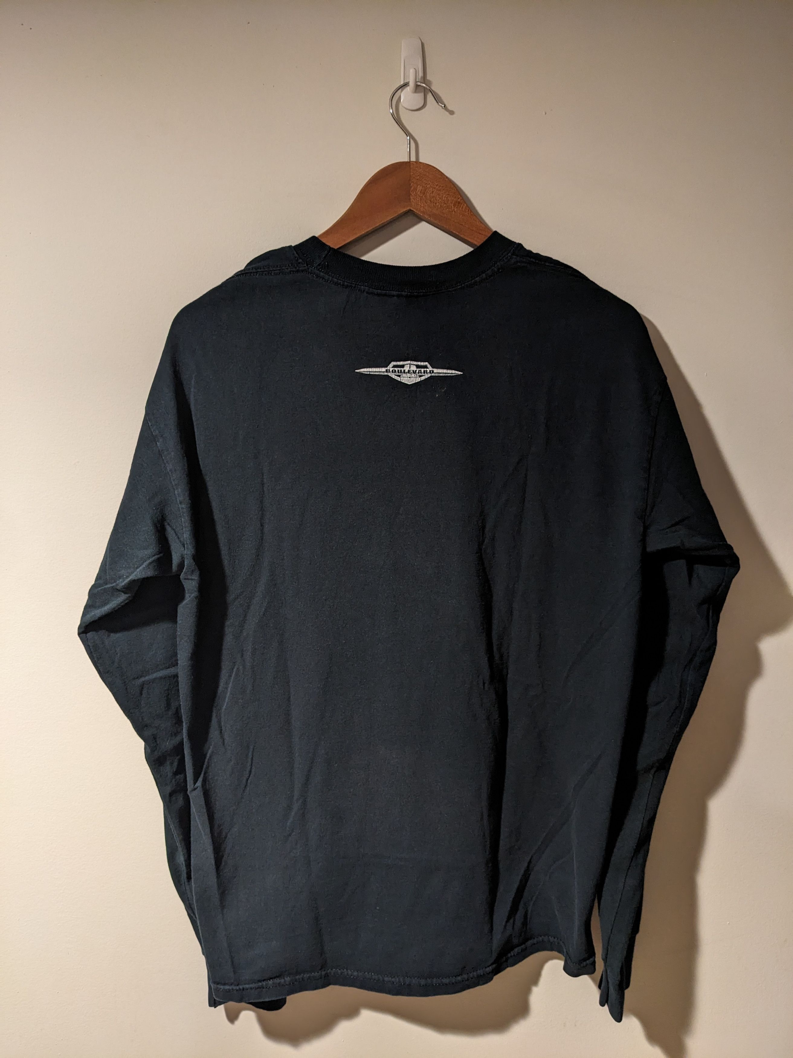 Harley Davidson × Vintage Vintage Y2K Suzuki Boulevard Motorcycle Flames Long-Sleeve Size US L / EU 52-54 / 3 - 11 Thumbnail