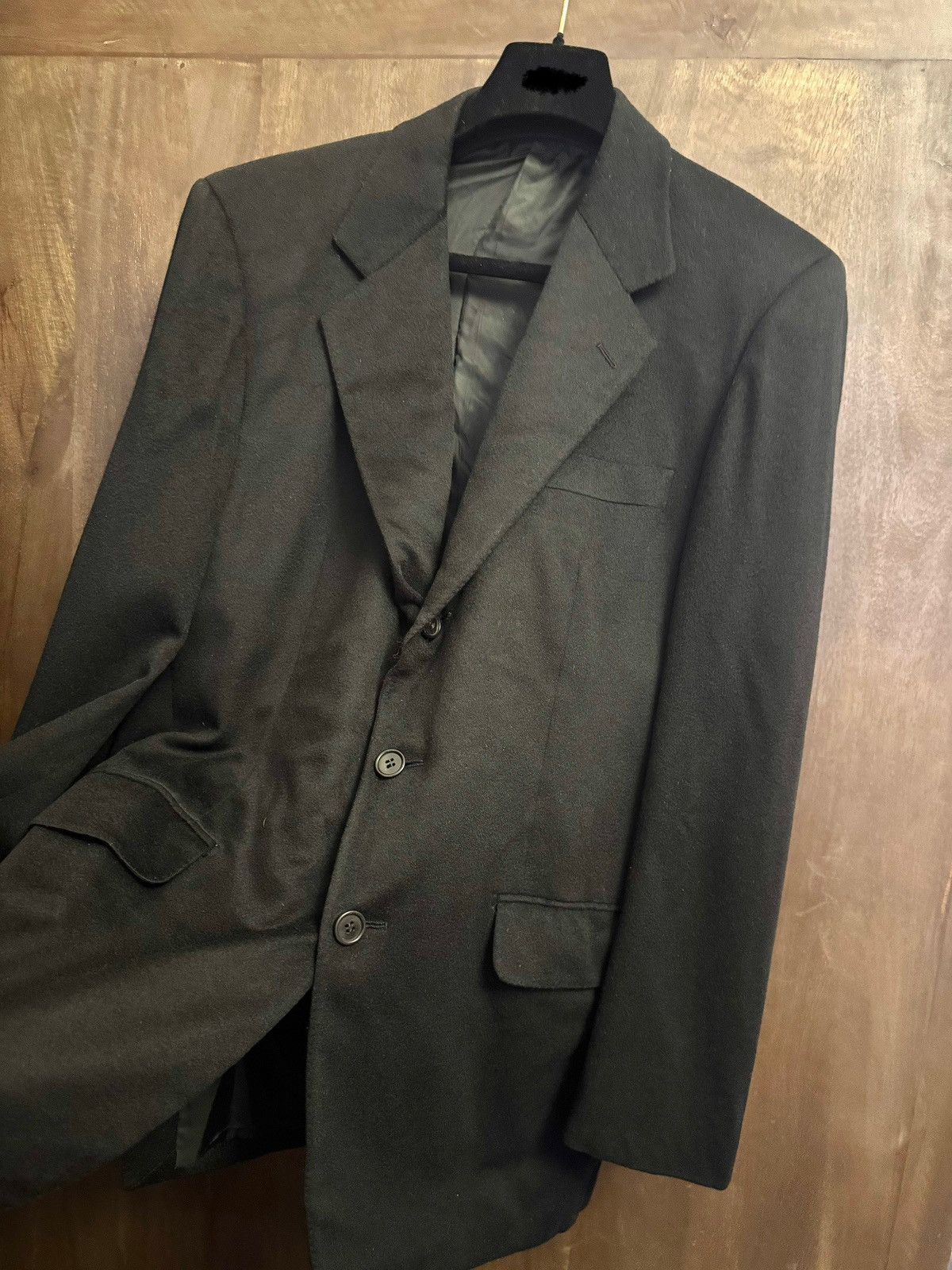 Saint Laurent Paris Saint laurent paris vintage men cashmere wool jacket 48 Size 48R - 7 Thumbnail