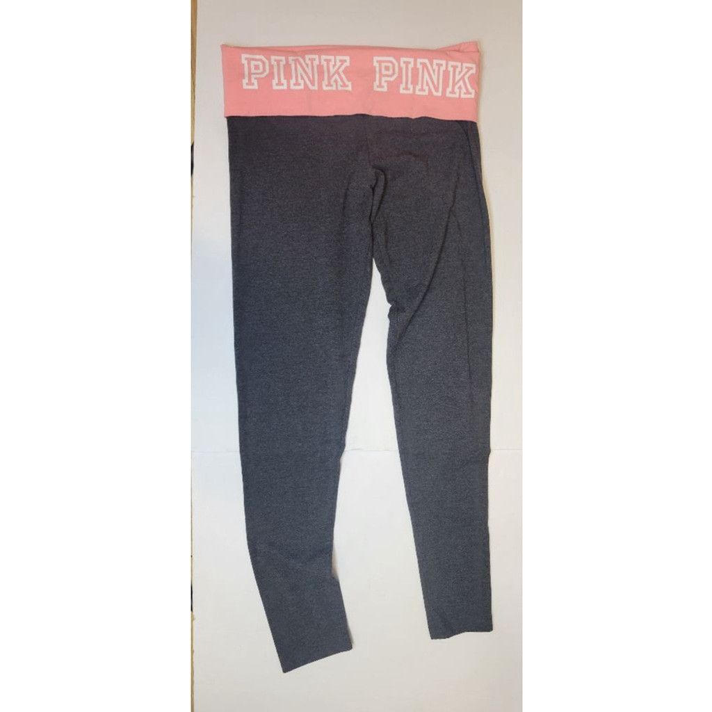 Pink Pink Victoria's Secret Fold Over Yoga Pants XSmall Y2K Size 25" / US 0 / IT 36 - 1 Thumbnail