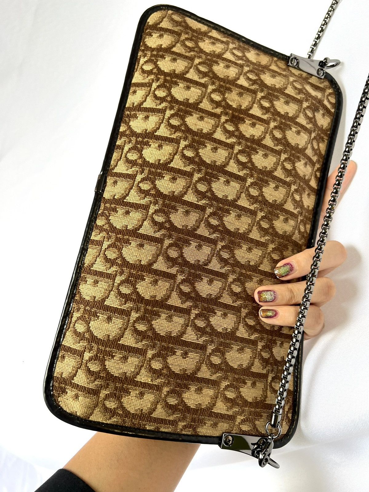 Dior Dior Vintage Trotter Clutch Bag Iconic Size ONE SIZE - 14 Thumbnail