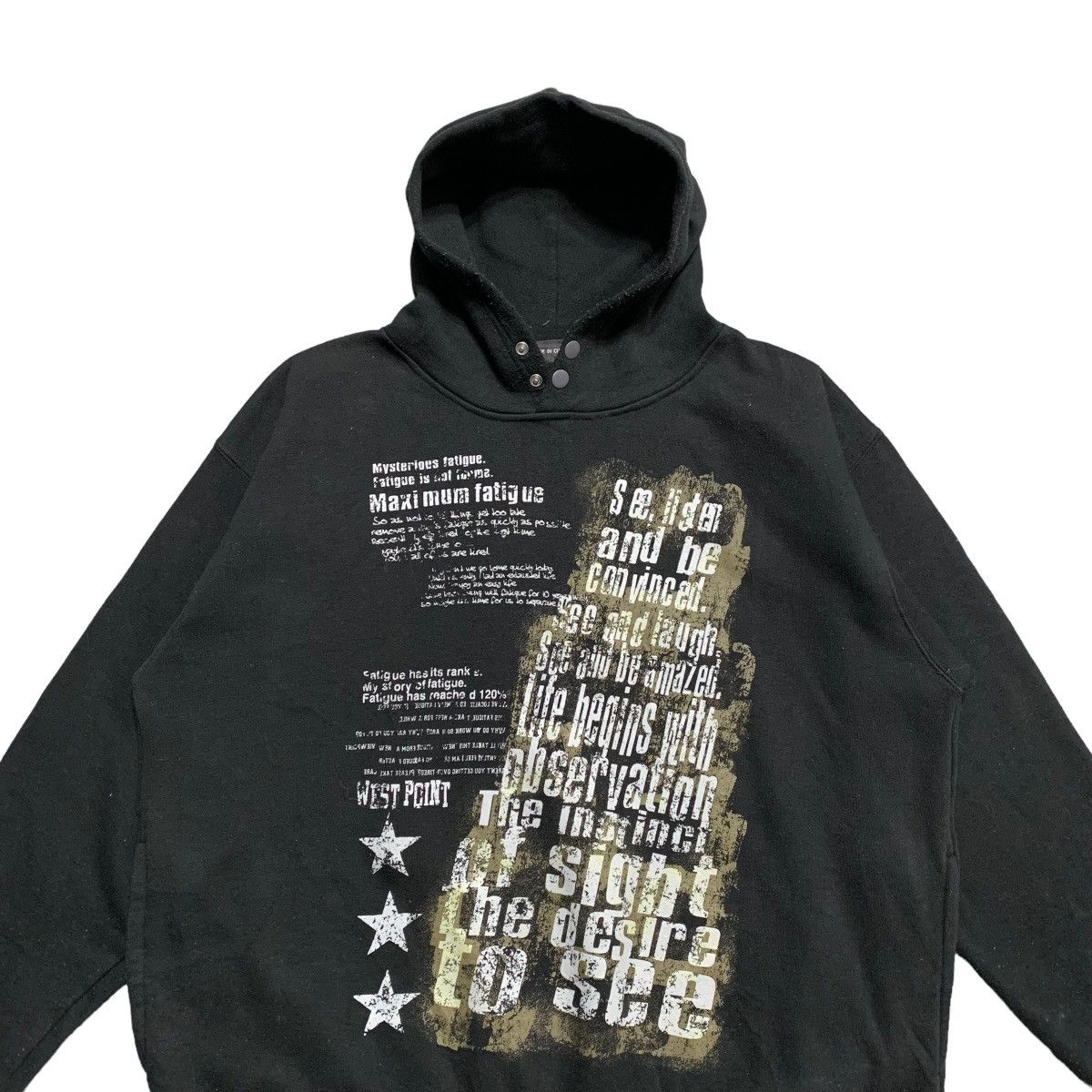 Japanese Brand West Point Poem Pullover Hoodie Size US XL / EU 56 / 4 - 4 Thumbnail