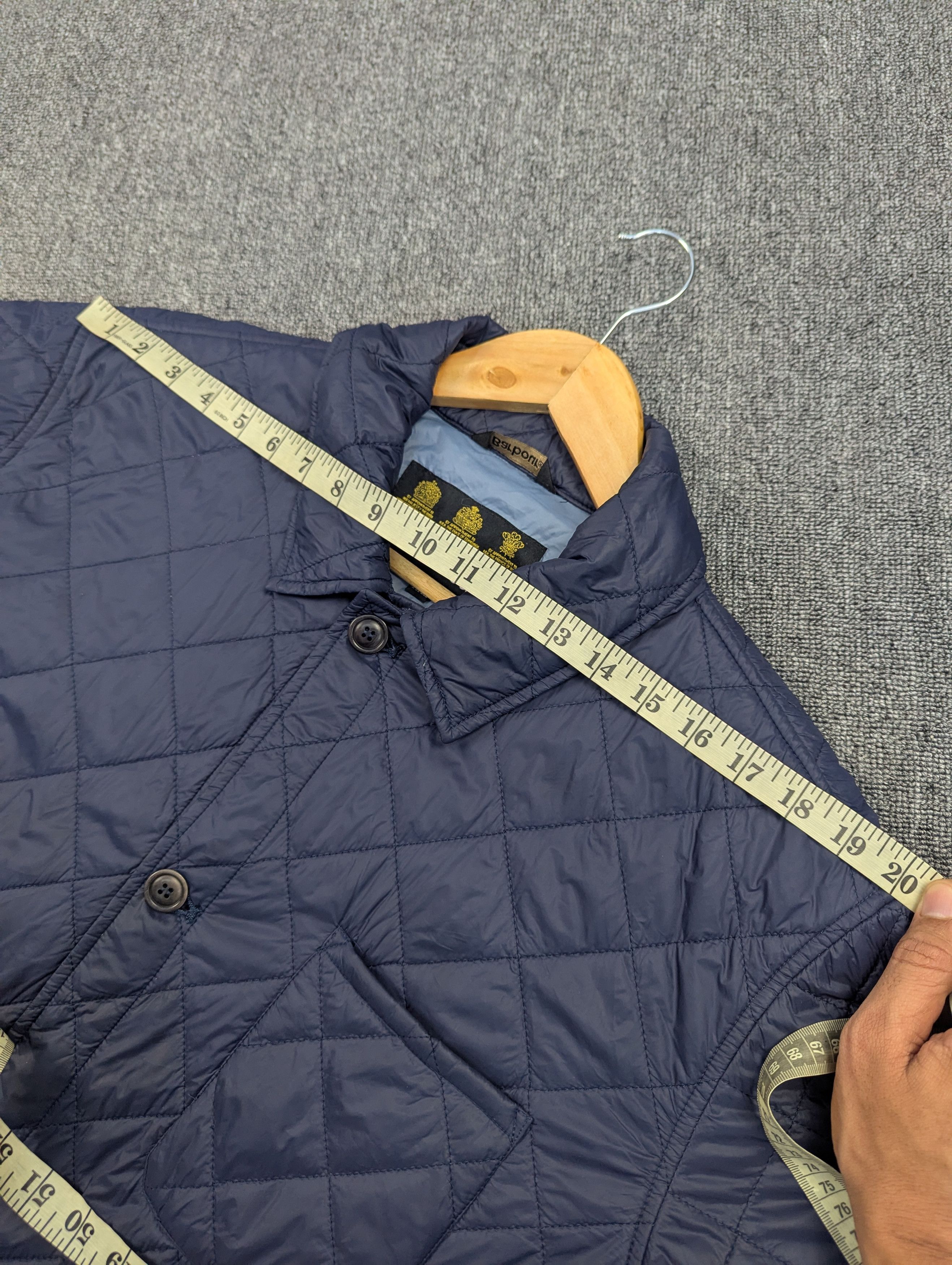 Barbour Barbour Soval Quilted Navy Button Jacket Size US XXL / EU 58 / 5 - 19 Thumbnail