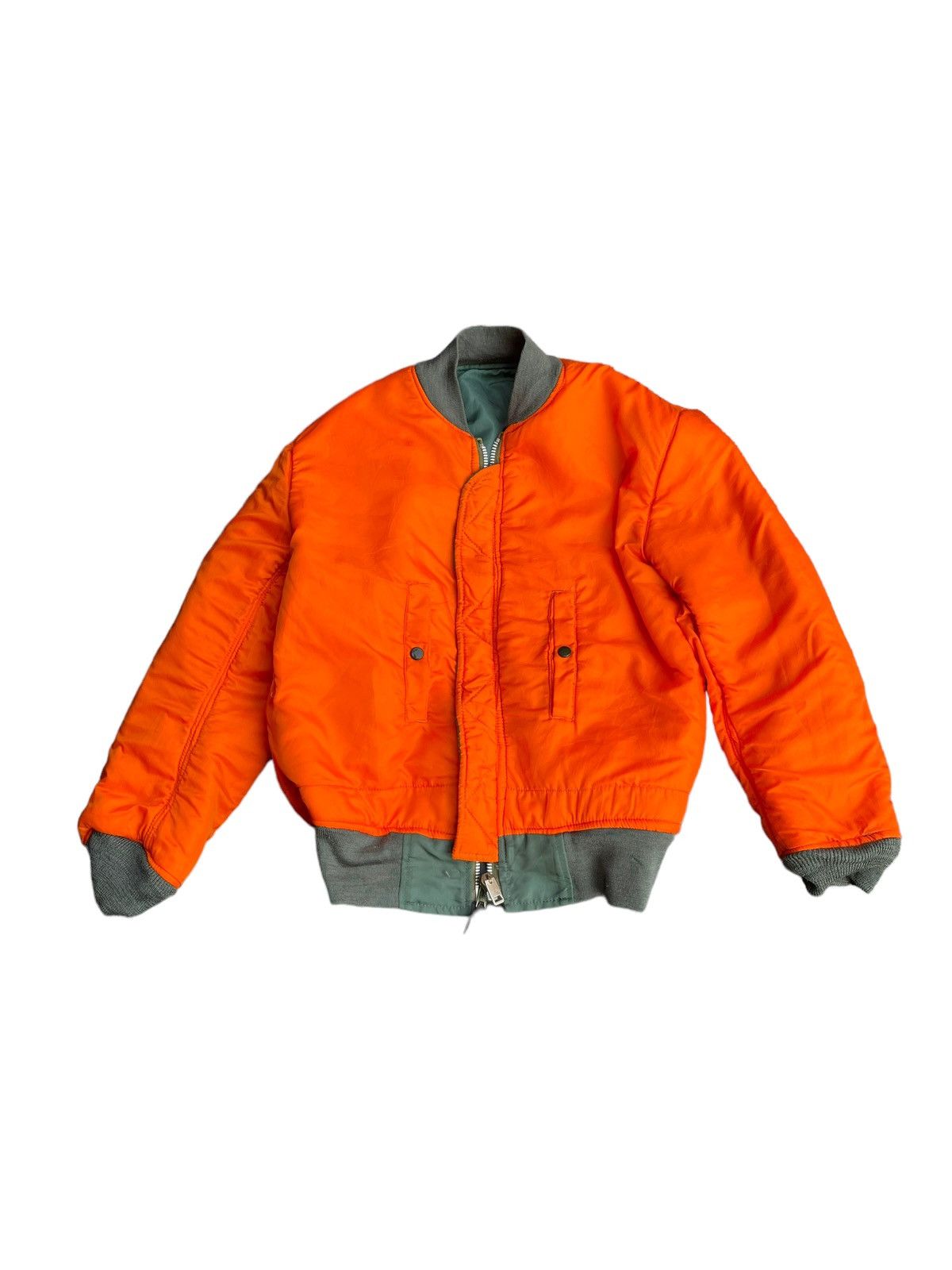 Alpha Industries Vintage 1975 Alpha MA-10 USAF Bomber Jacket Size US L / EU 52-54 / 3 - 10 Thumbnail