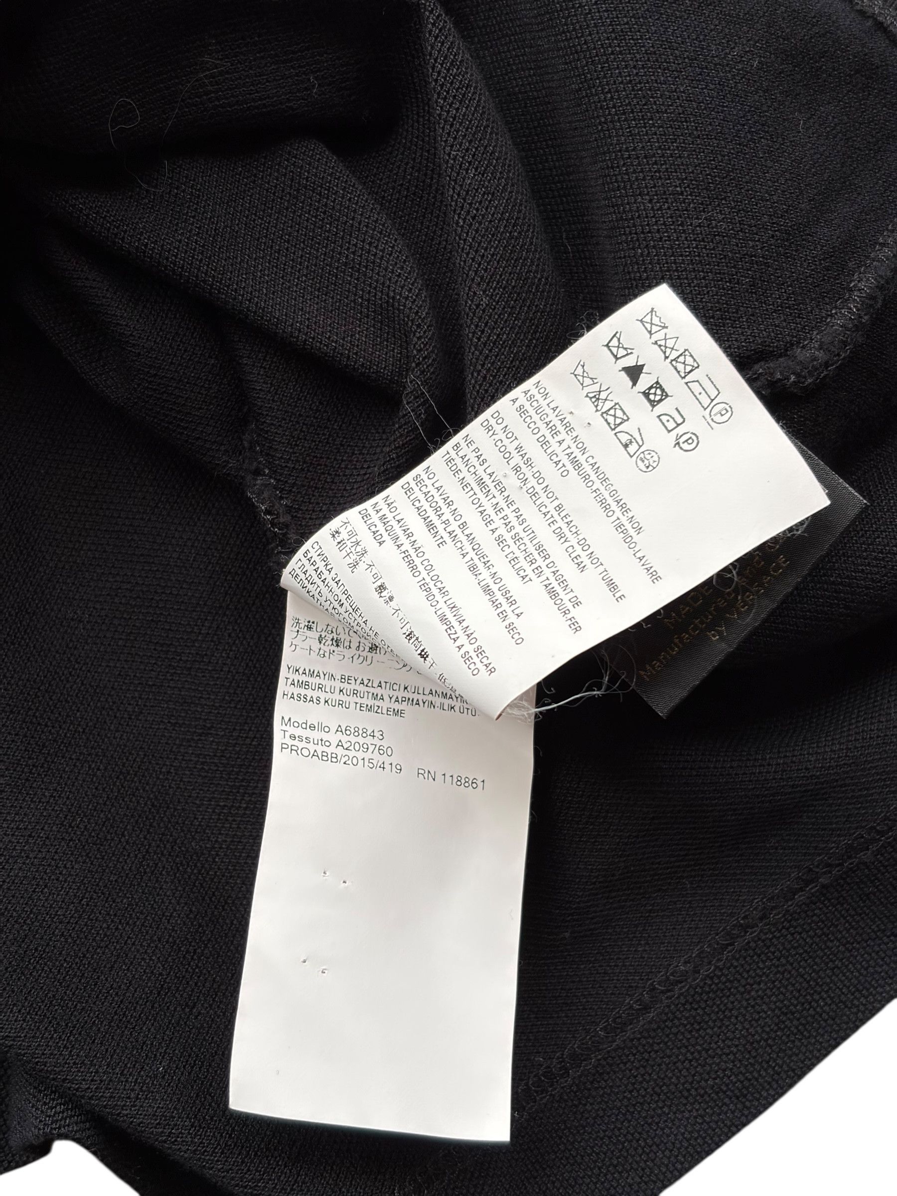 Versace Versace Black & Gold Embroidered Medusa Polo T-Shirt Size US XXL / EU 58 / 5 - 7 Thumbnail
