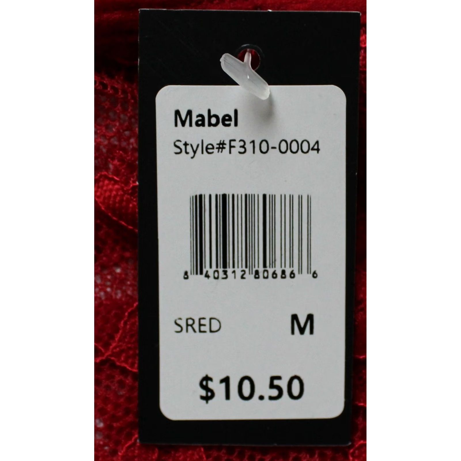 Vintage Frederick's of Hollywood Women's Mabel Lace-Up Tanga JT8 Sienna Red Medium NWT Size ONE SIZE - 3 Thumbnail