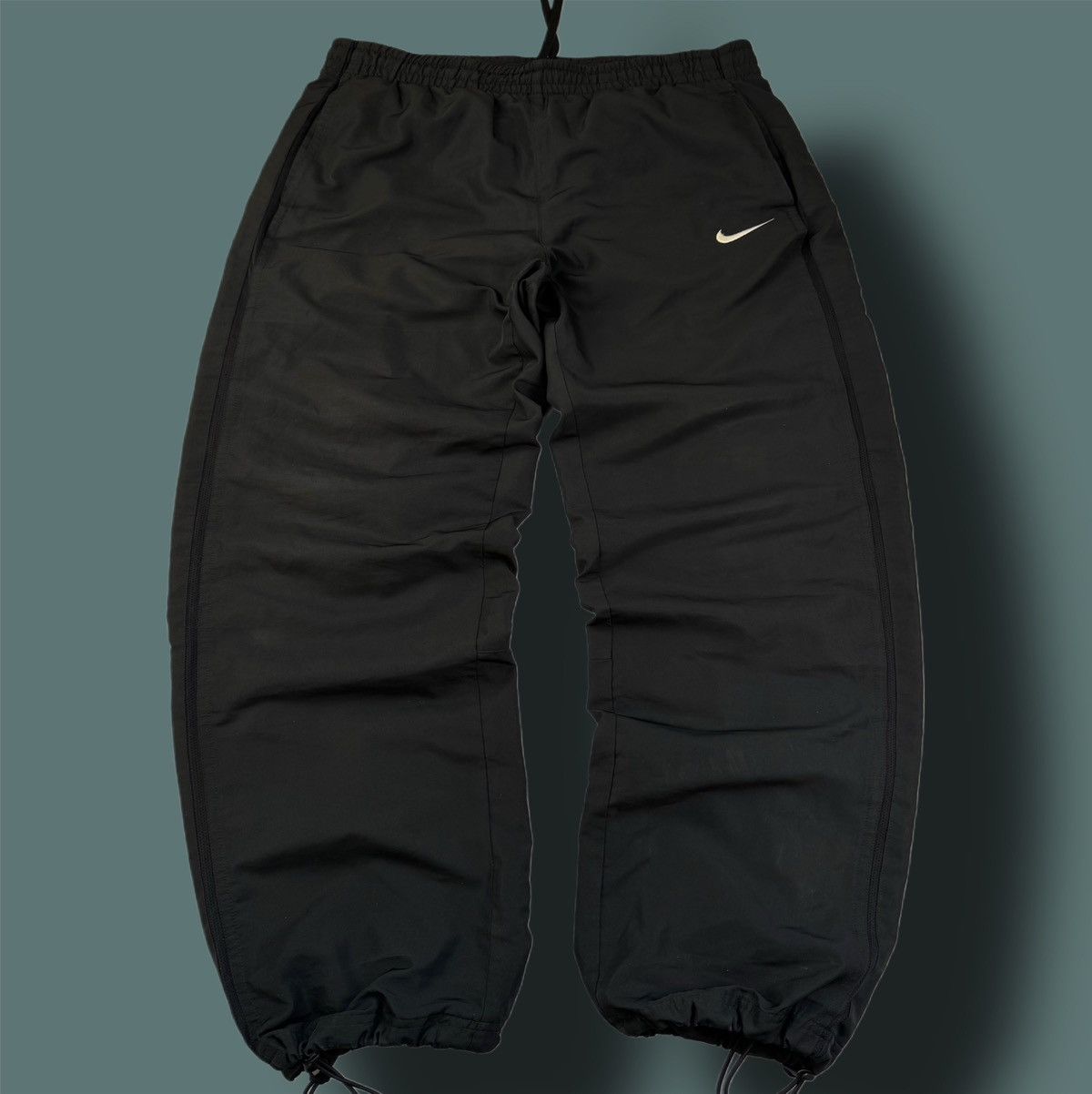 Nike × Vintage NIKE VINTAGE BASIC LOGO OVERSIZE BAGGY PANTS Size US 32 / EU 48 - 1 Thumbnail