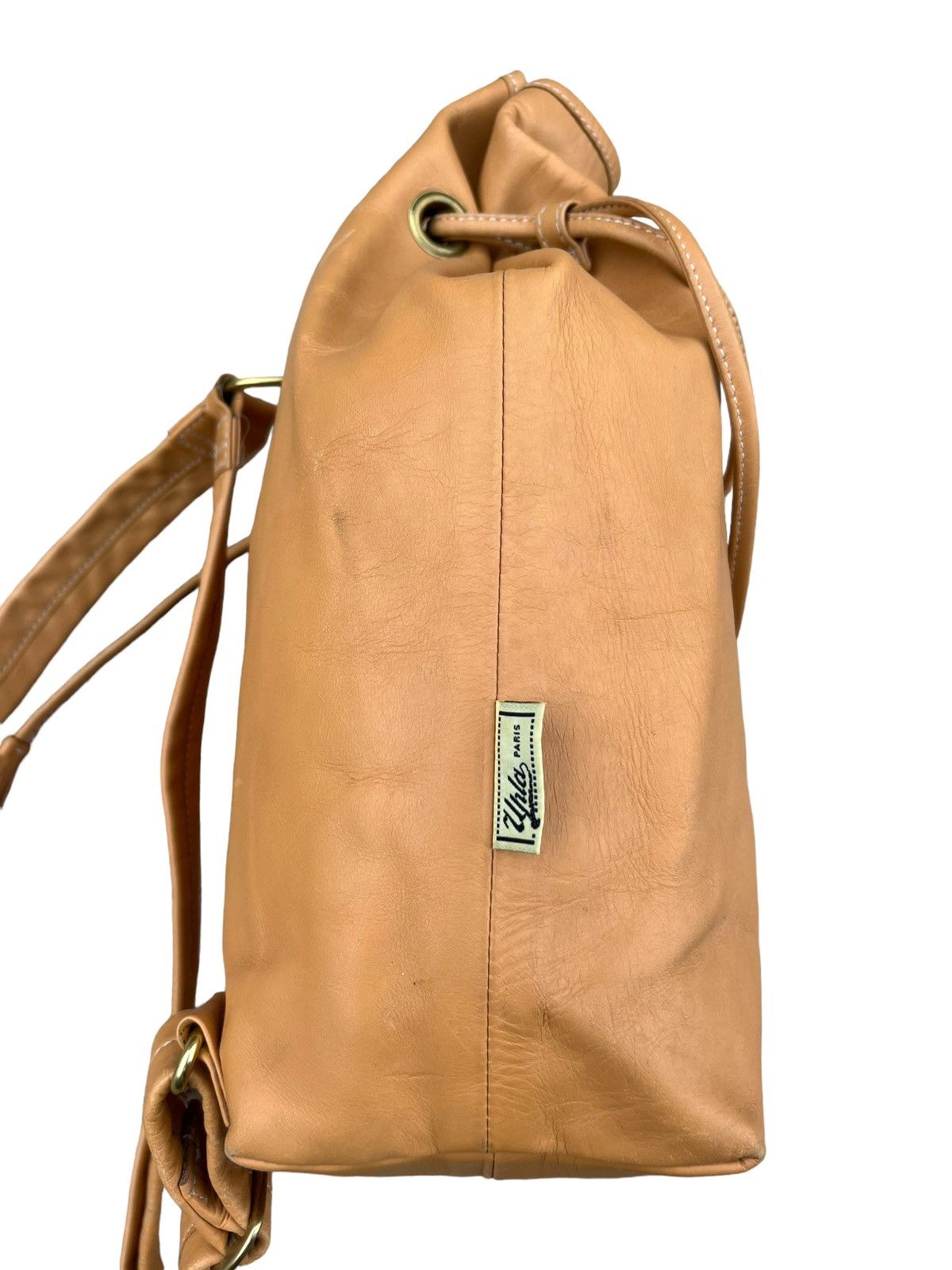 Leather Vintage Upla Paris Leather Backpack Bag Size ONE SIZE - 13 Thumbnail