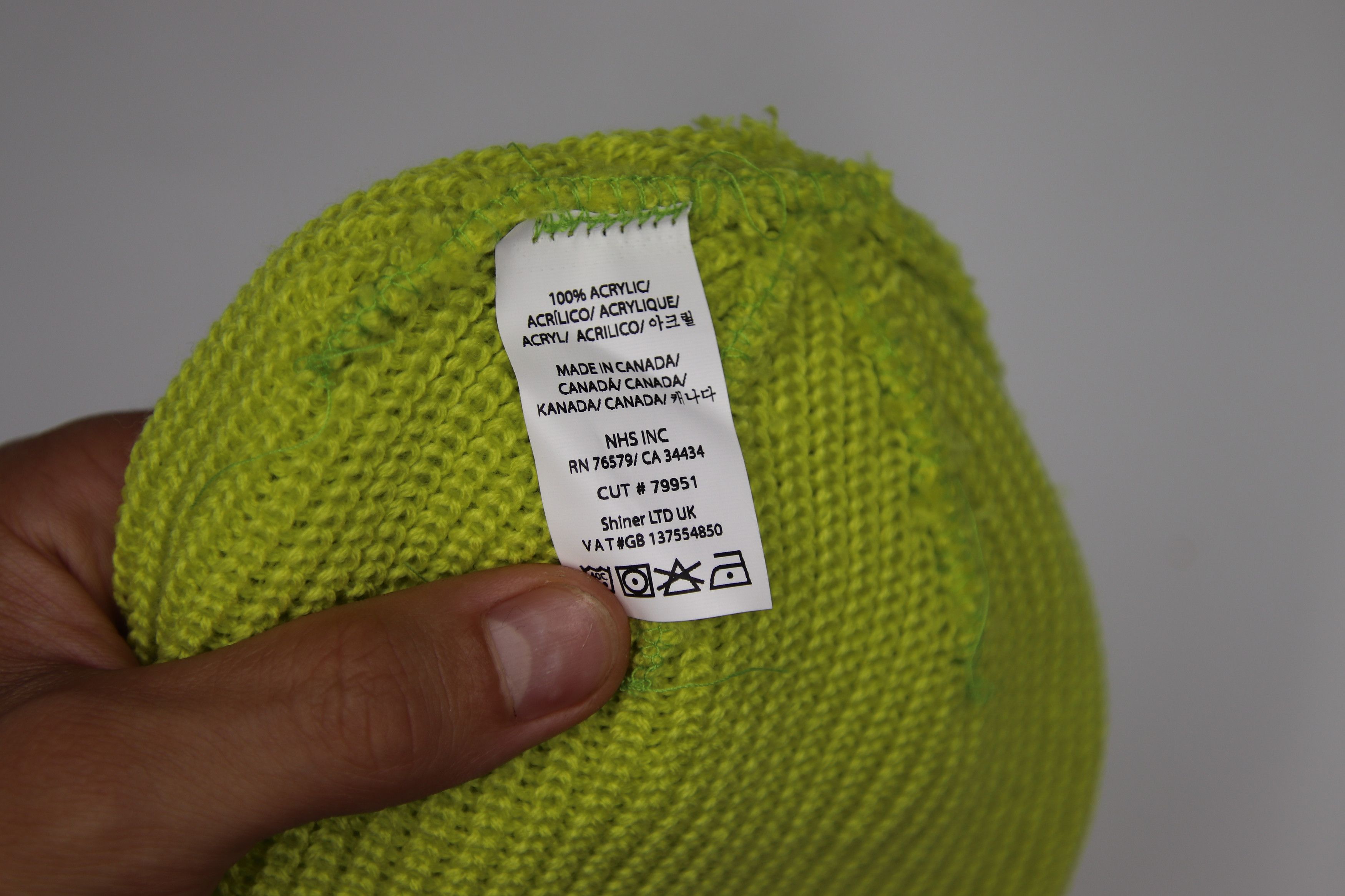 Santa Cruz Skateboards Santa Cruz Classic Strip Beanie Lime Green Size ONE SIZE - 3 Thumbnail