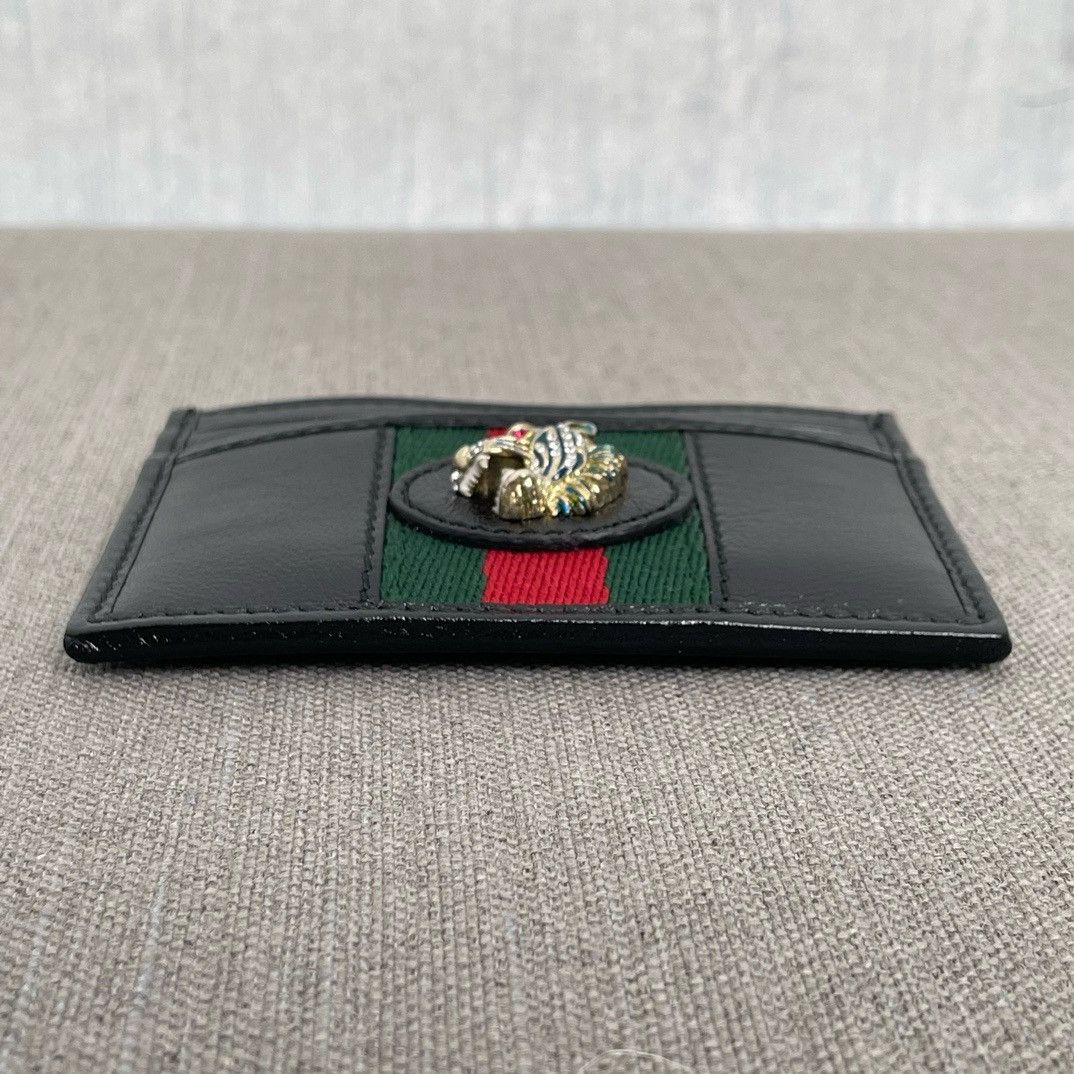 Gucci Gucci leather tiger head cardholder Size ONE SIZE - 4 Thumbnail