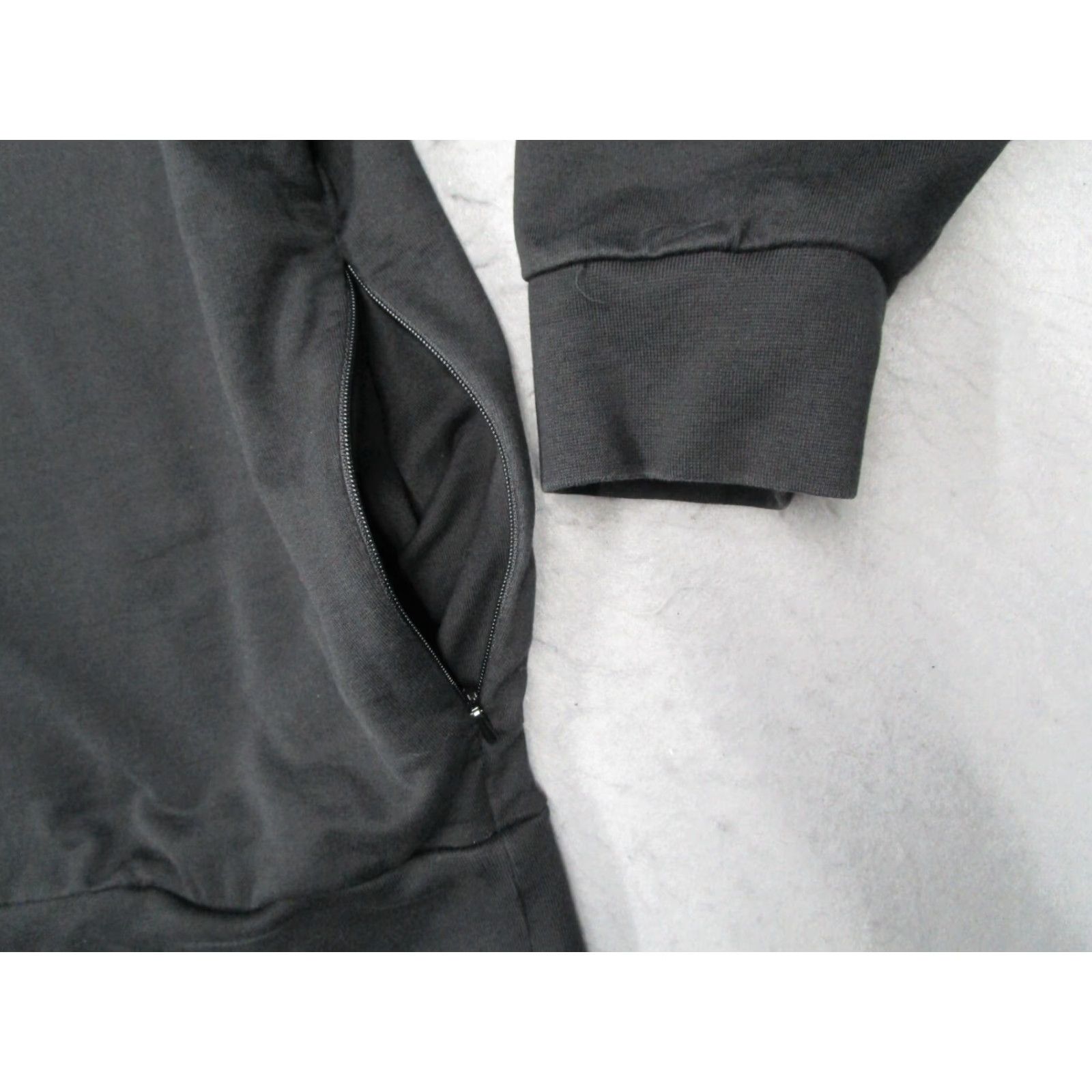 VINTAGE Polo Ralph Lauren Jacket Men’s Large Black 1/4 Zip Pima Cotton Classic Bomber Retro American