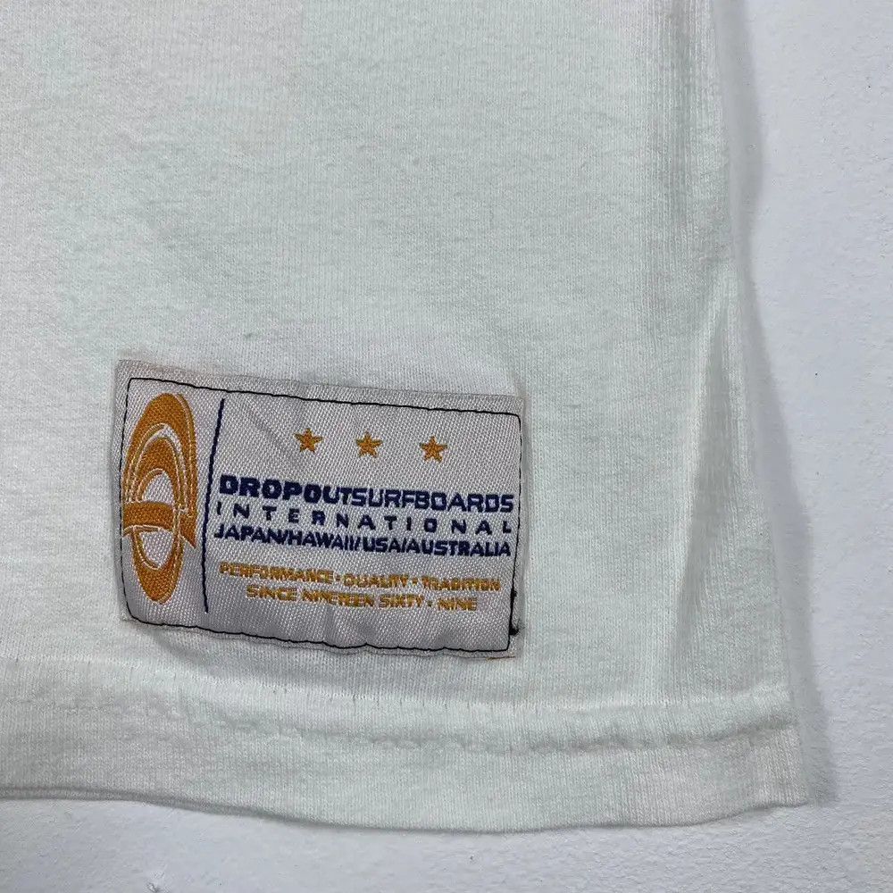 Vintage Vintage 00's DROPOUT Surfboards Big Graphic Surf Tee Size US M / EU 48-50 / 2 - 6 Thumbnail