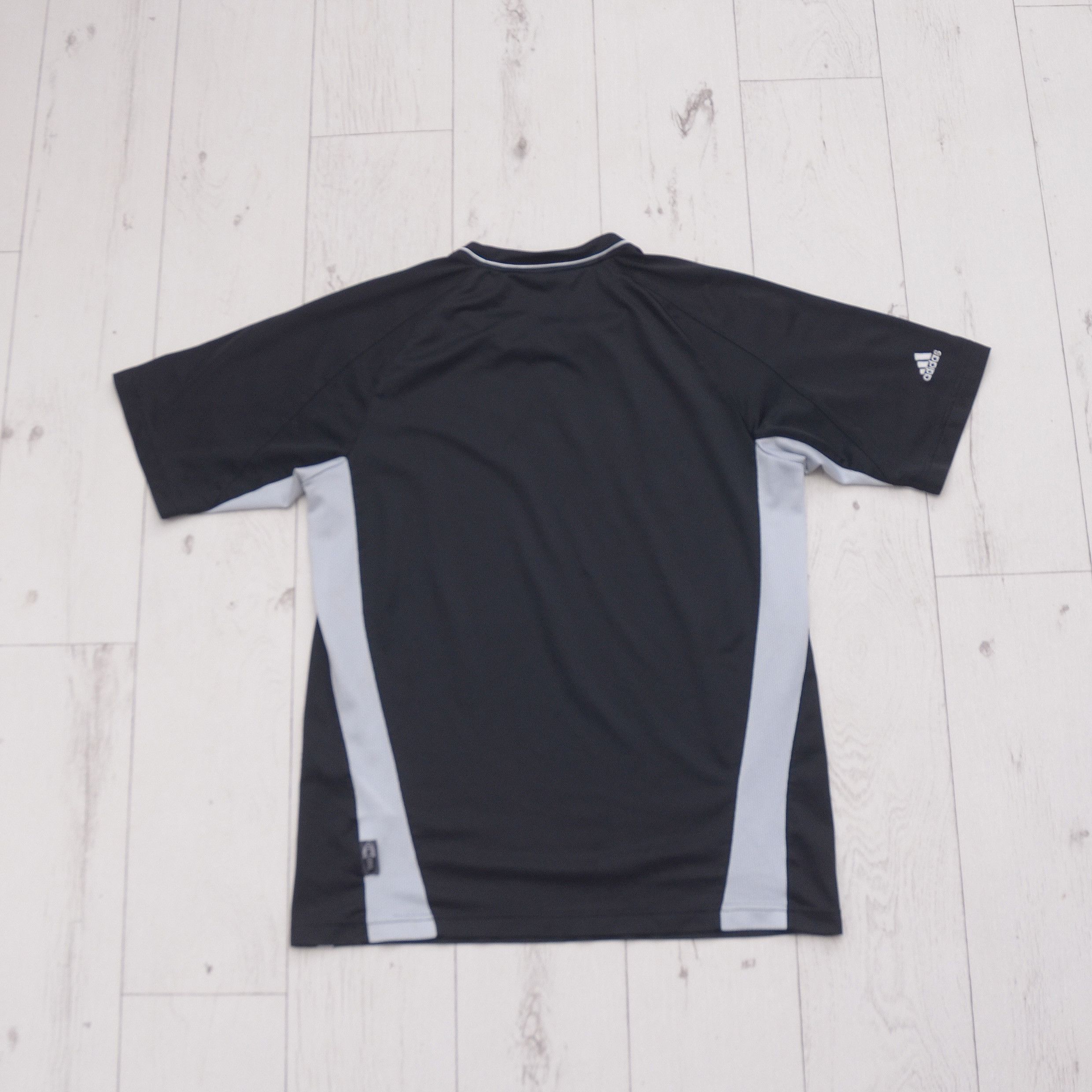Adidas × Vintage Vintage Adidas Climacool Mens Black T-Shirt Central Logo s S Size US S / EU 44-46 / 1 - 13 Thumbnail