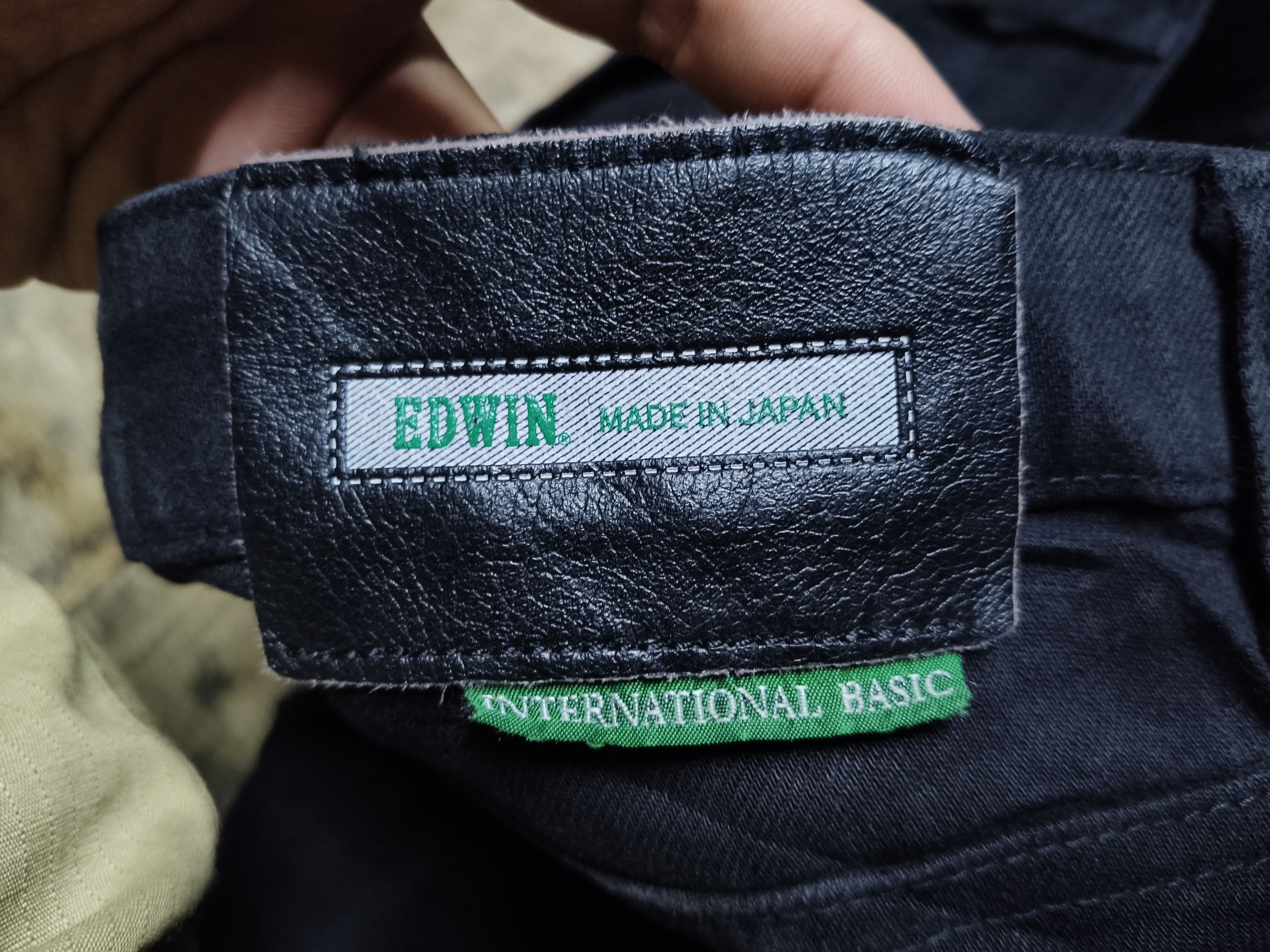 Edwin Edwin Denim Black Pants Size US 34 / EU 50 - 6 Thumbnail