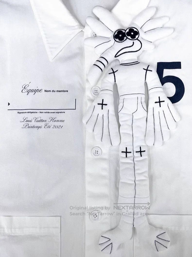 Louis Vuitton Louis Vuitton Asian Limited White Parachute Doll Short Sle Size US XL / EU 56 / 4 - 5 Thumbnail